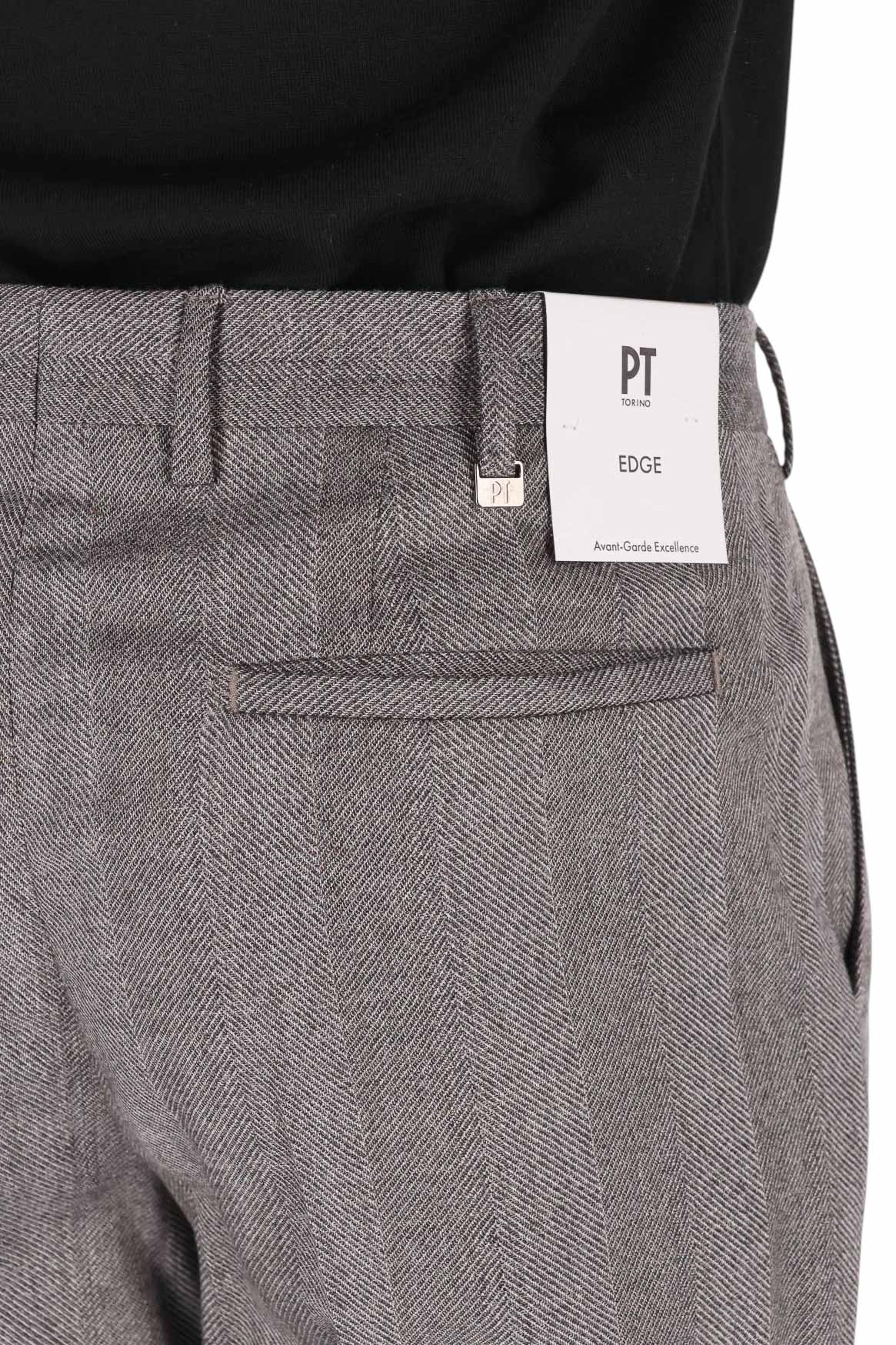 PT Torino Pantalone a resca in lana vergine Sam 1 pence CO-AFX9ZA0FWD MR08 0160 