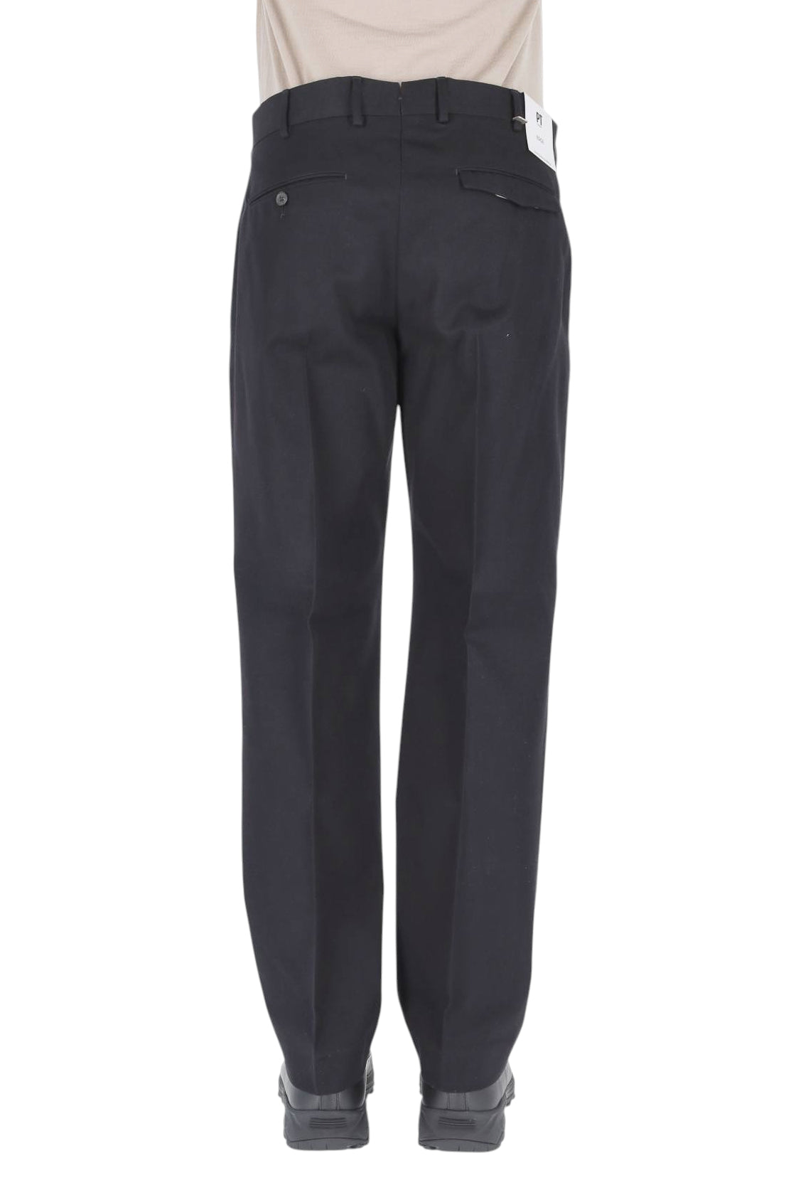 PT Torino Pantalone Michael in cotone-lana Soft Bull nero CO-ASJDB00FWD SD91 0990 
