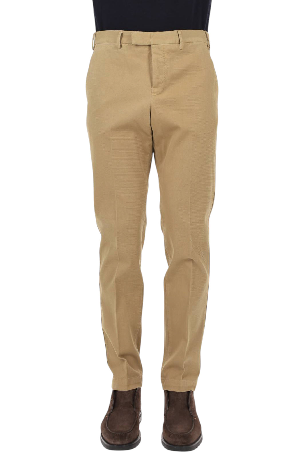 PT Torino Pantalone microstrutturato in cotone stretch Master fit CO-ATMAZ00CL1 NU73/2 Y140 
