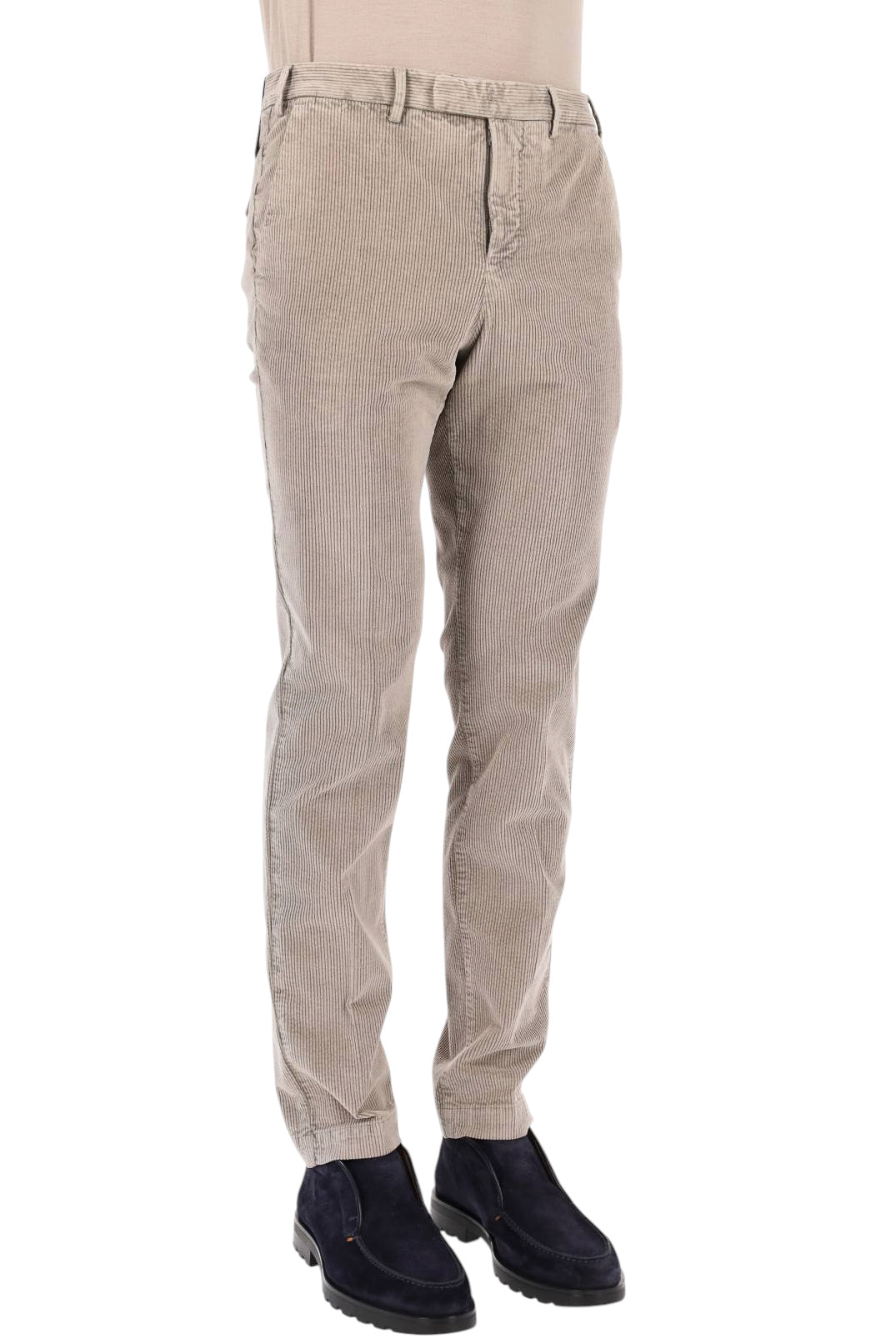PT Torino Pantalone in velluto marmorizzato di cotone-lyocell Master fit CO-ATMAZ00CL1 PU46 M022 