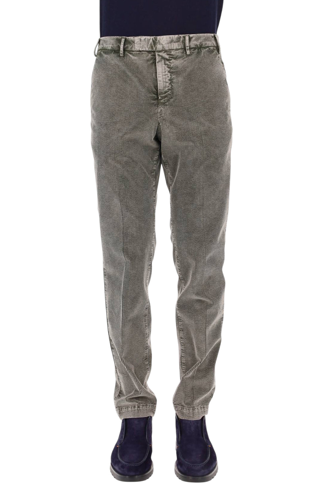 PT Torino Pantalone in velluto marmorizzato di cotone-lyocell Master fit CO-ATMAZ00CL1 PU46/2 M475 