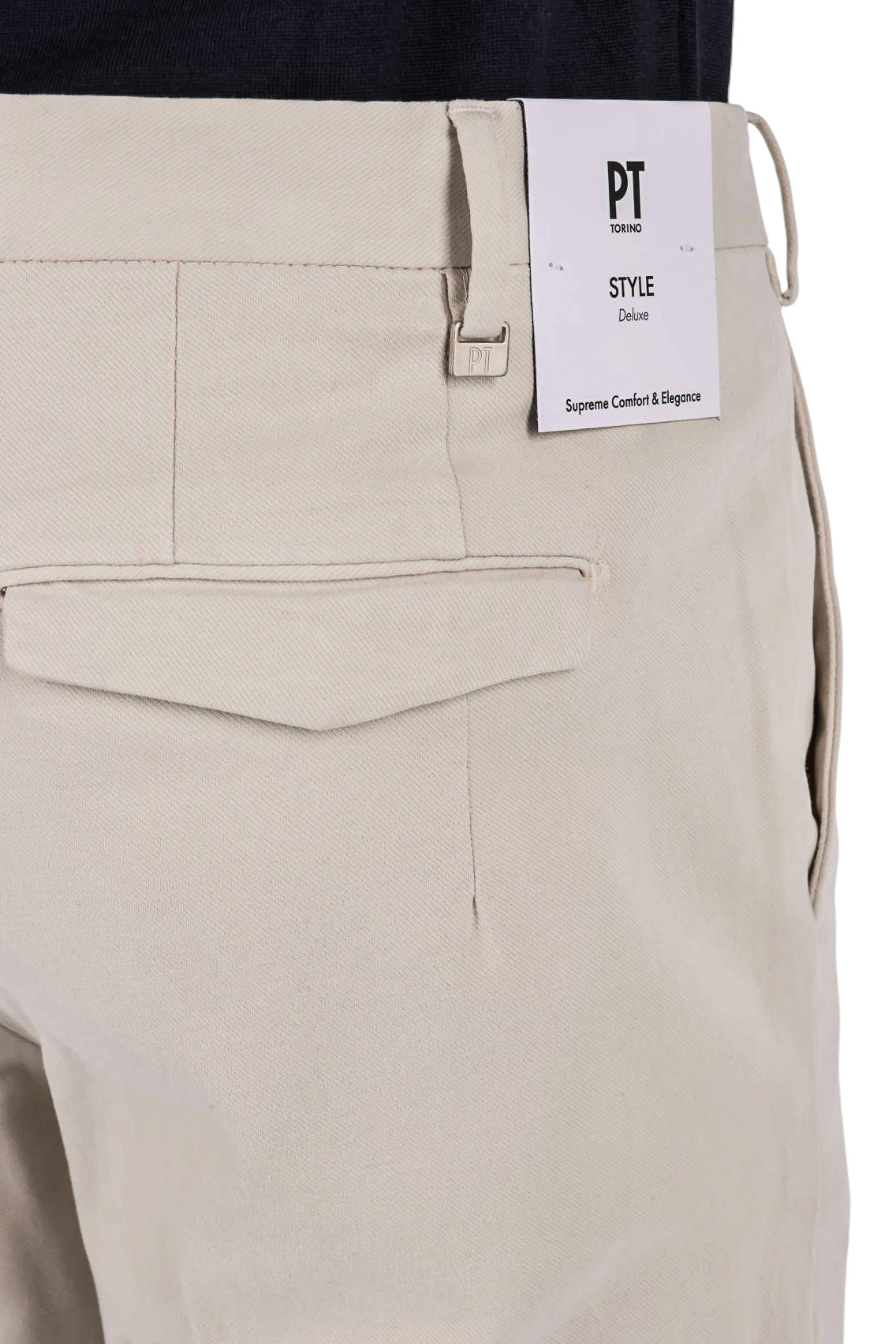 PT Torino Pantalone in tricotina di cotone-cashmere Master fit CO-ATMAZ00CL1 TU91 Y037 