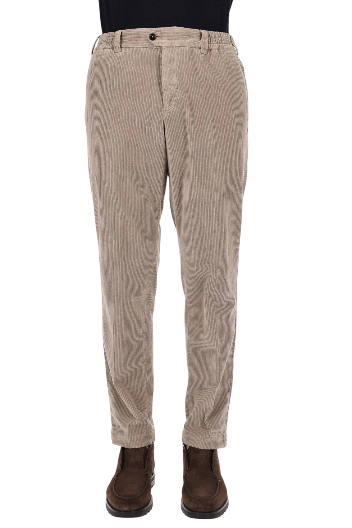 PT Torino Pantalone in velluto a costa francese cotone-lyocell The Rebel fit CO-RTRBB30FWD TU93/2 N055 
