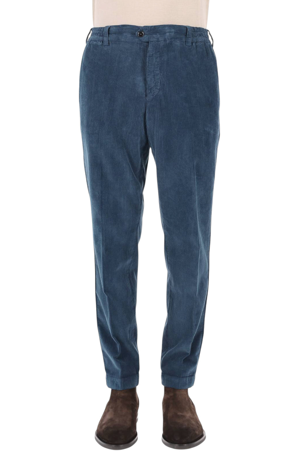 PT Torino Pantalone in velluto a costa francese cotone-lyocell The Rebel fit CO-RTRBB30FWD TU93/3 N370 