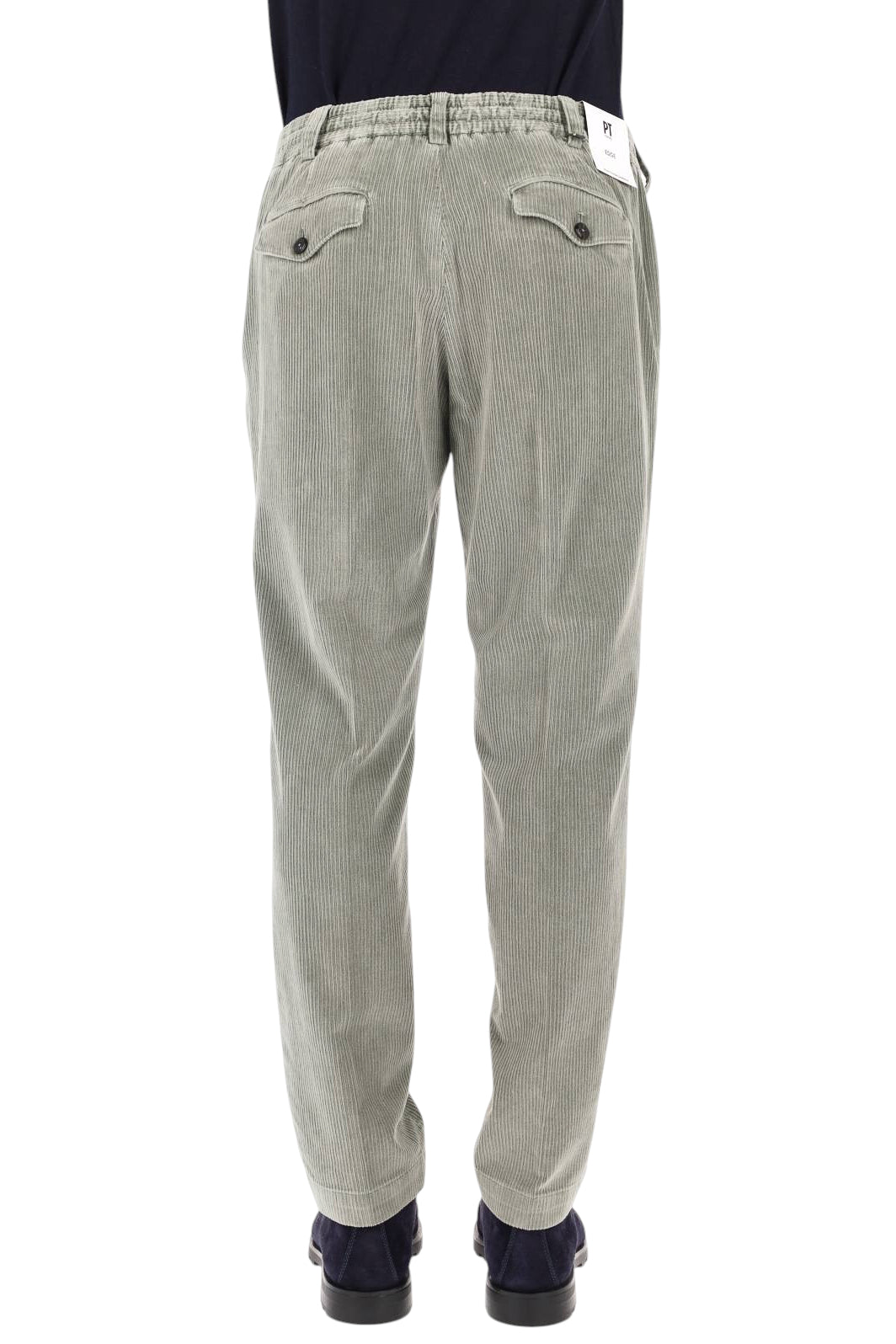 PT Torino Pantalone in velluto a costa francese cotone-lyocell The Rebel fit CO-RTRBB30FWD TU93/4 N425 