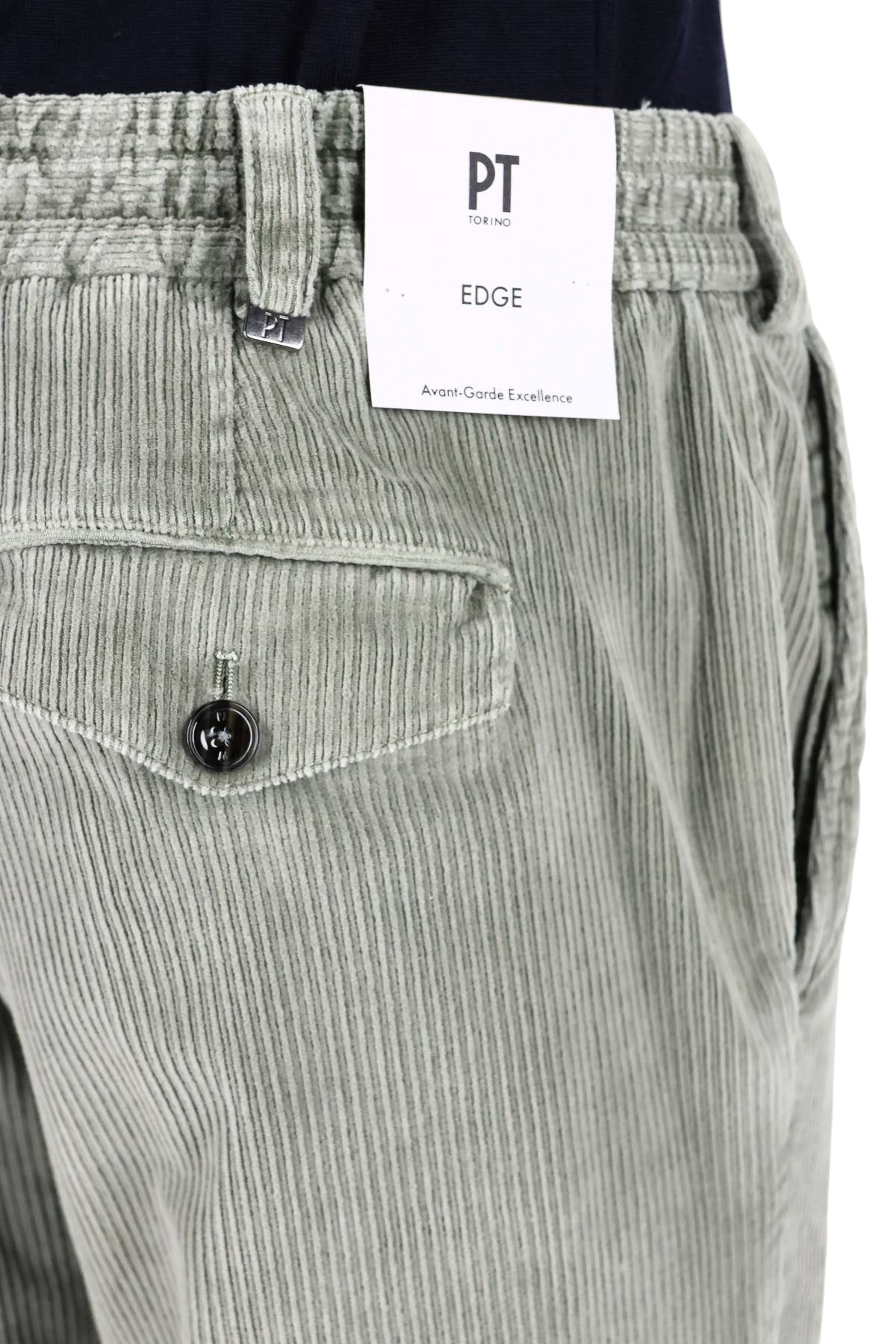 PT Torino Pantalone in velluto a costa francese cotone-lyocell The Rebel fit CO-RTRBB30FWD TU93/4 N425 