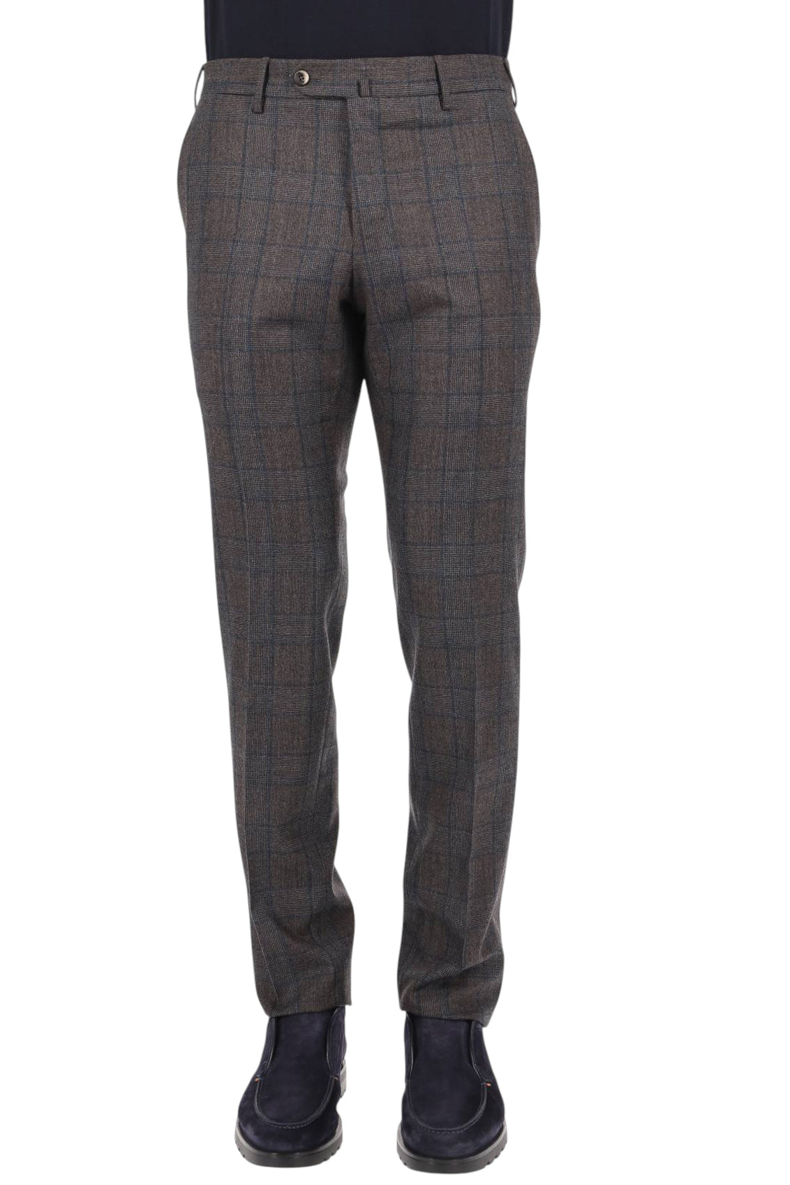 PT Torino Pantalone demi foulé in lana vergine-cashmere check Slim fit CO-VF01Z00CL1 ZI72 0440 