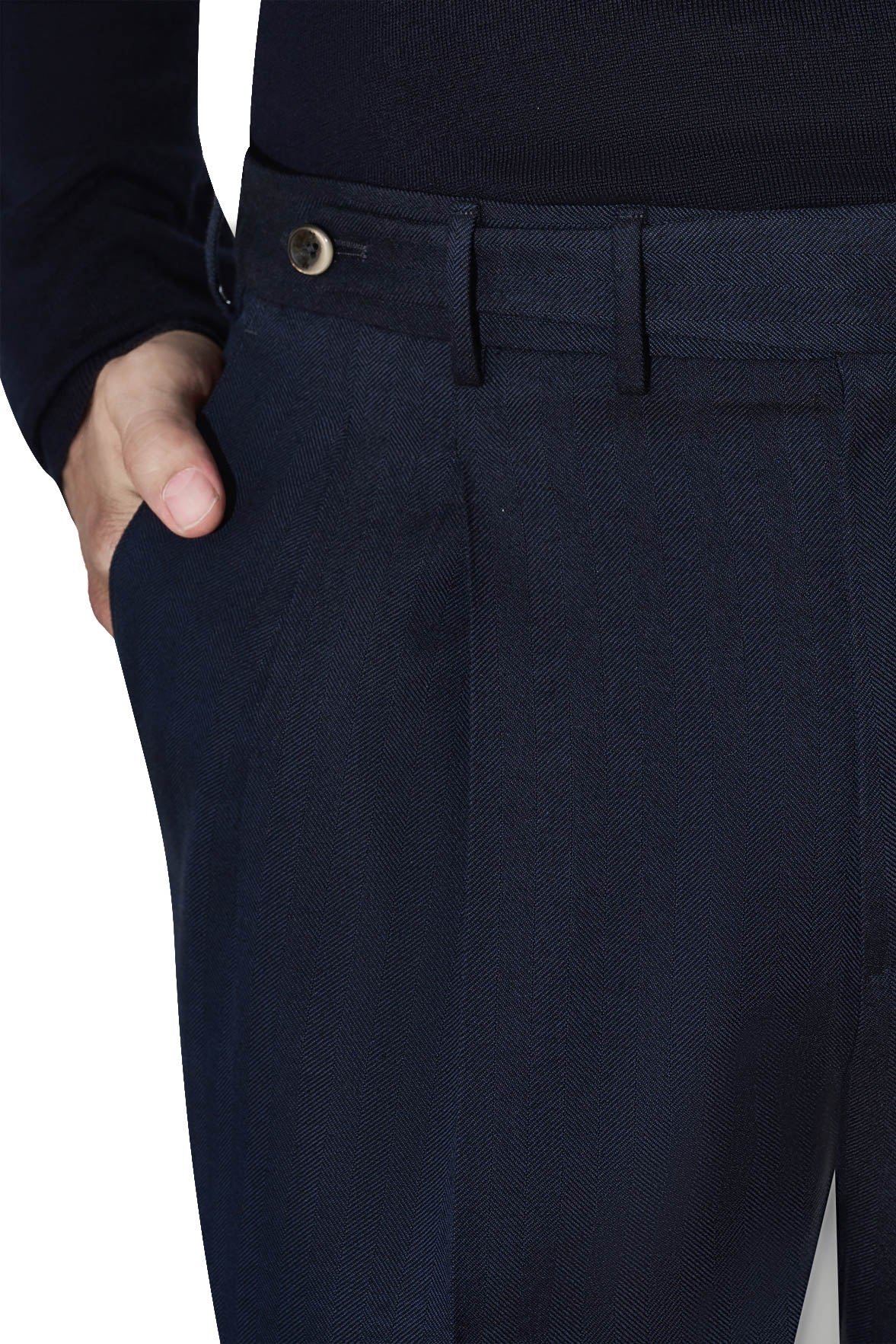 PT Torino Pantalone a resca in lana vergine-cotone Carrot 2 pences CO-ZSCLZB0CL1 SU07 0340 