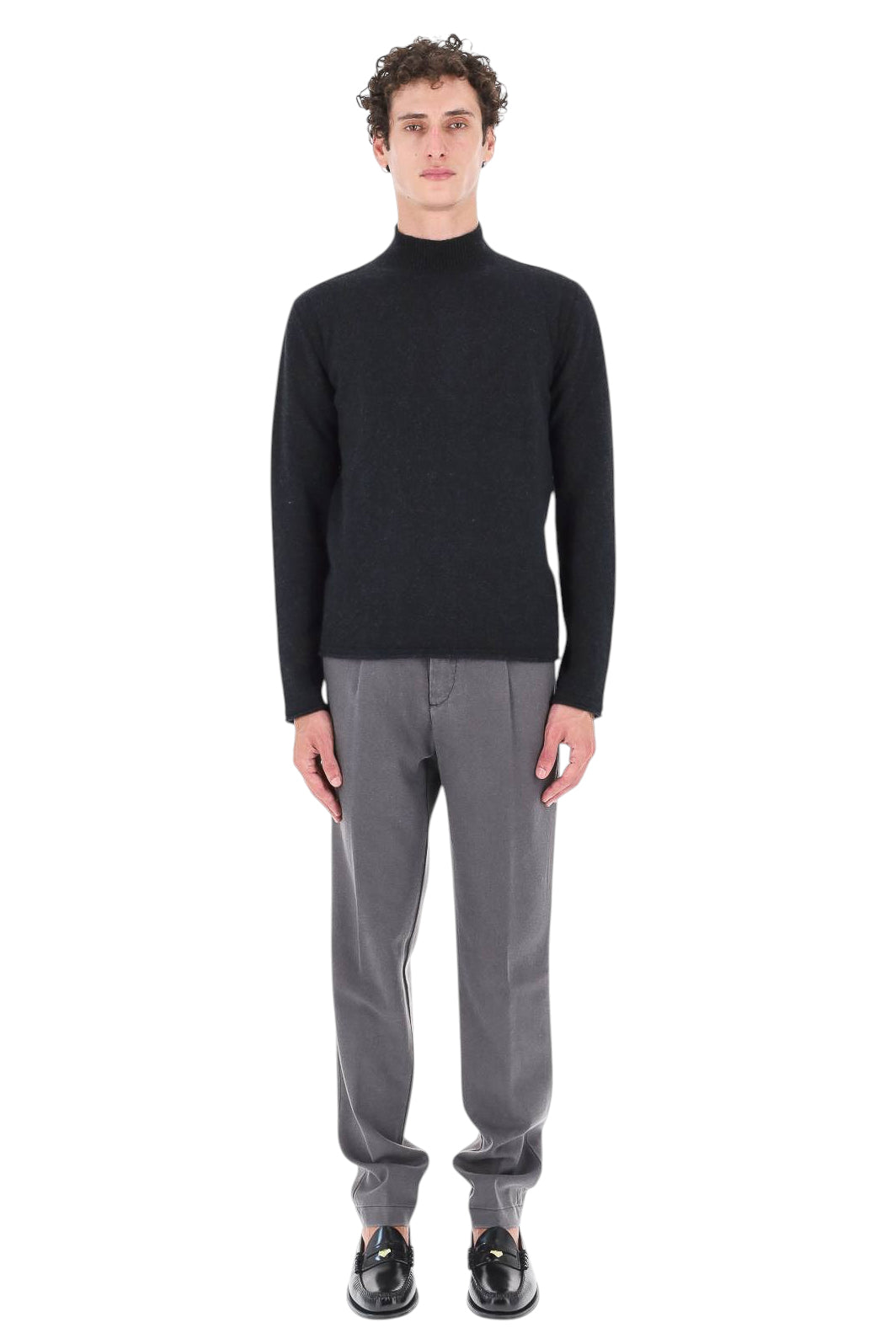 Roberto Collina Lupetto in lana e cammello MYB0145/2 09 