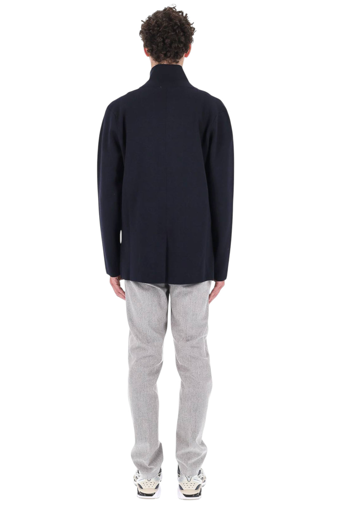 Roberto Collina Giacca-maglia monopetto in lana merino MYB04011 10 