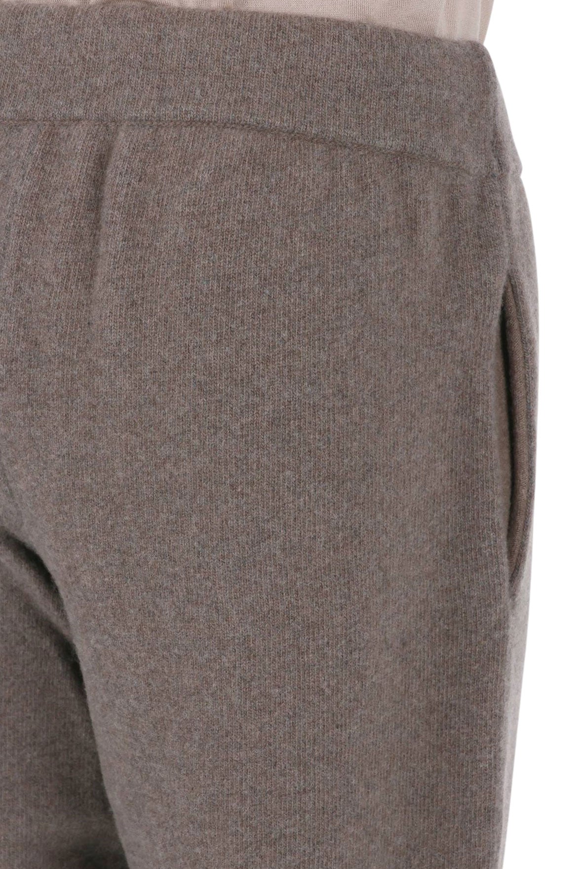 Roberto Collina Pantalone jogger bicolore in lana merino superfine MYB15063 62 