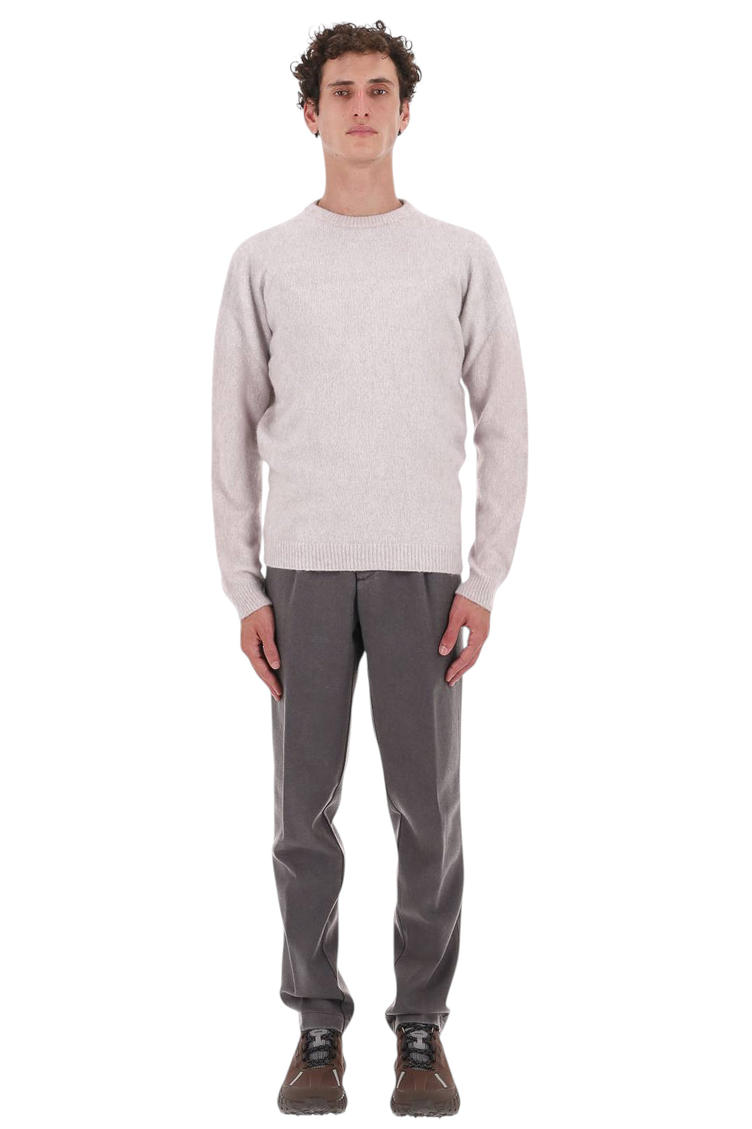 Roberto Collina Maglia girocollo Nuvola in cashmere-seta MYB32001 16 