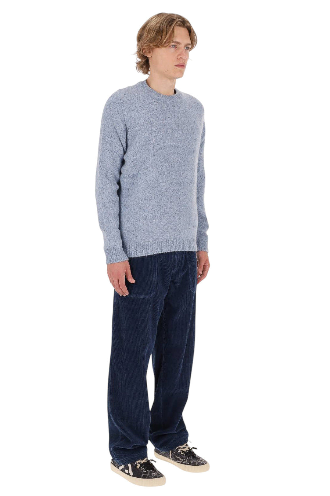 Roberto Collina Maglia girocollo in cotone-cashmere MYB43001 14 
