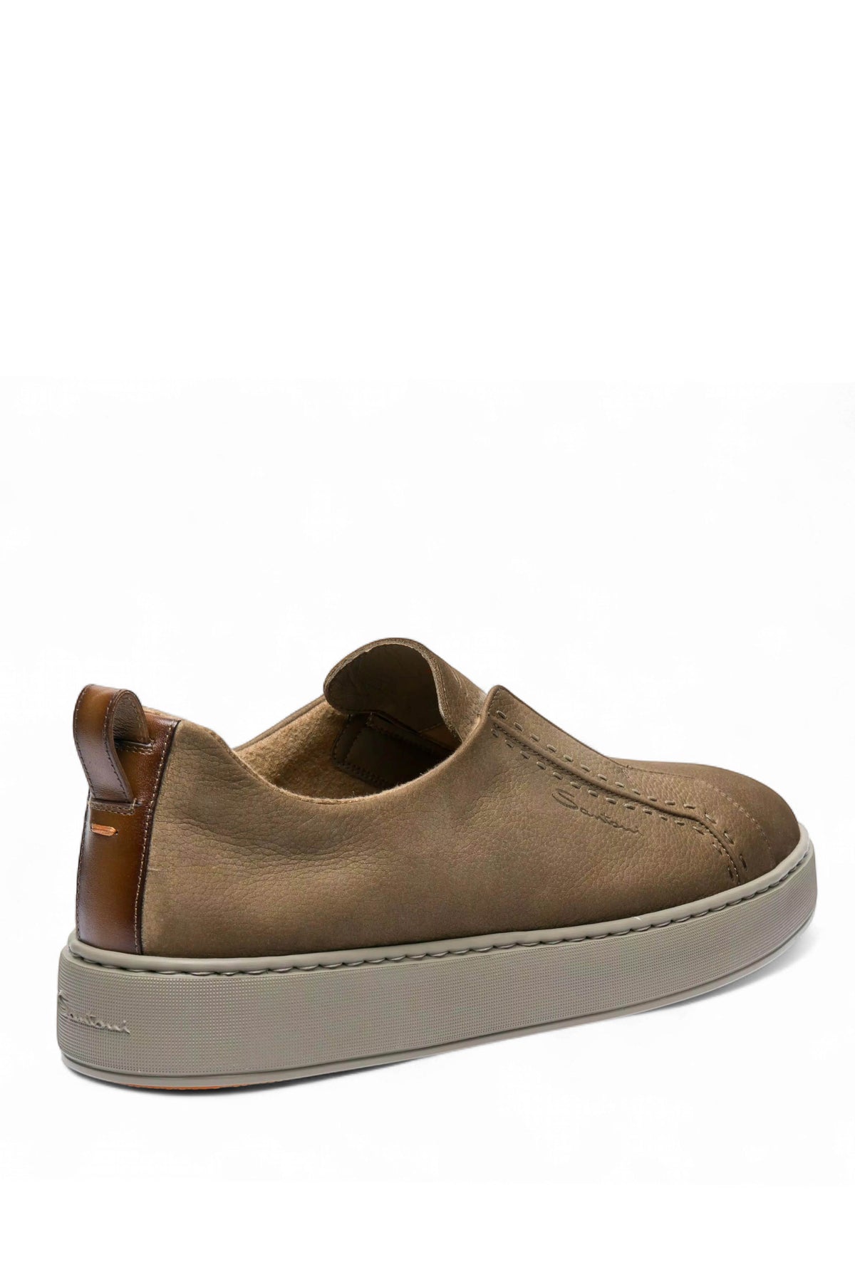 Santoni Sneaker slip-on in pelle nabuck MBCD22222TARKEMU M21 