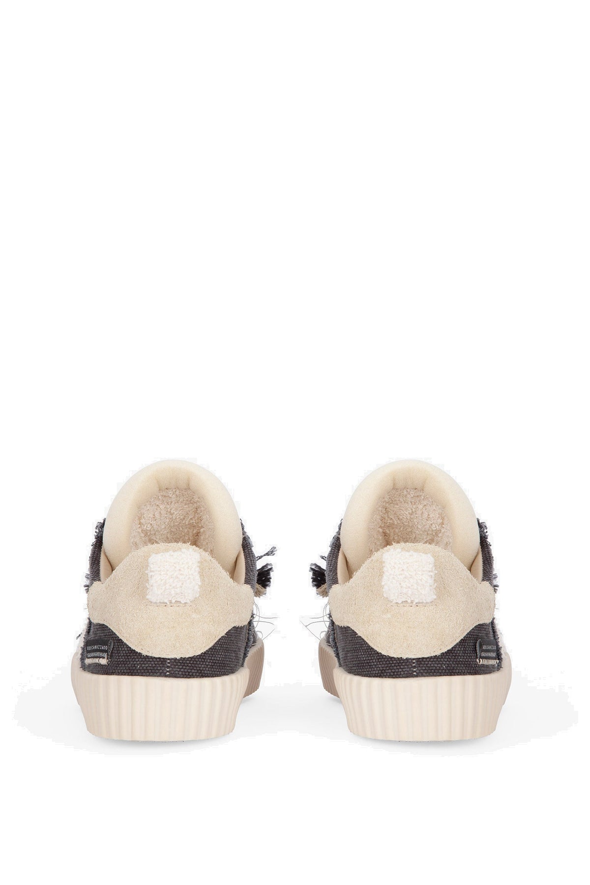 Springa Sneaker vulcanizzata Wavy in canvas di cotone Olona WL2 OL TEXA1EPR/2 BLACK 