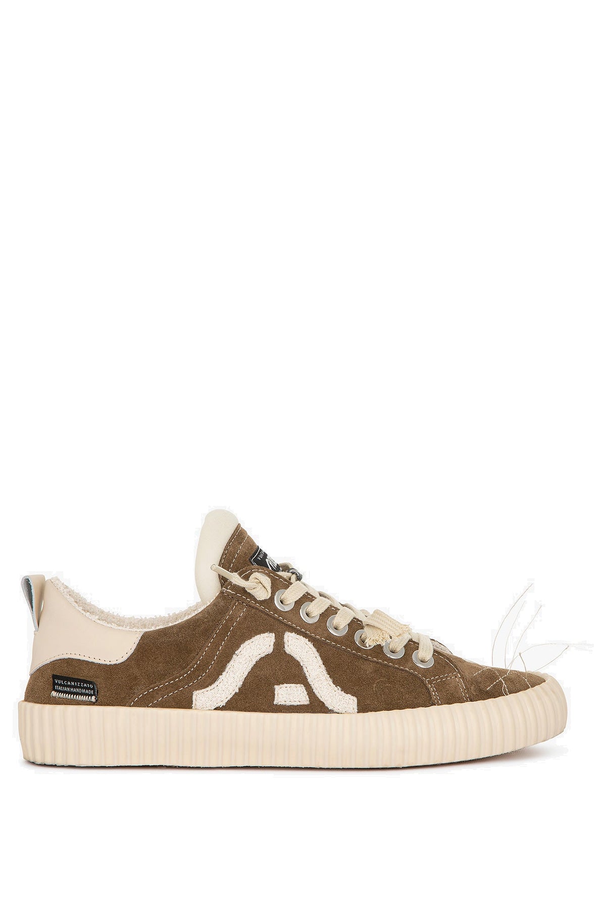 Springa Sneaker vulcanizzata Wavy in camoscio WL2 SU TEXA1EPR/2 TAUPE 