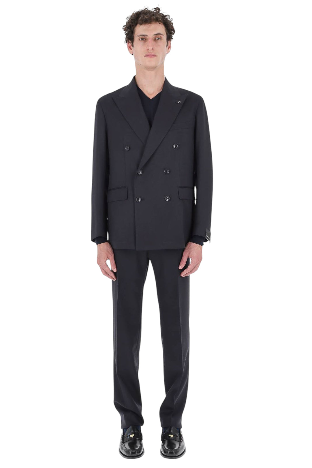 Tagliatore Abito in lana vergine diagonale linea New York over fit 2SNY10BBS B30002 B1079 
