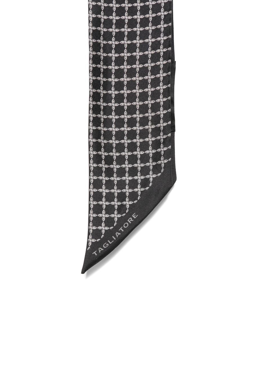 Tagliatore Foulard in seta FOULARD8-NTI26 BLACK 