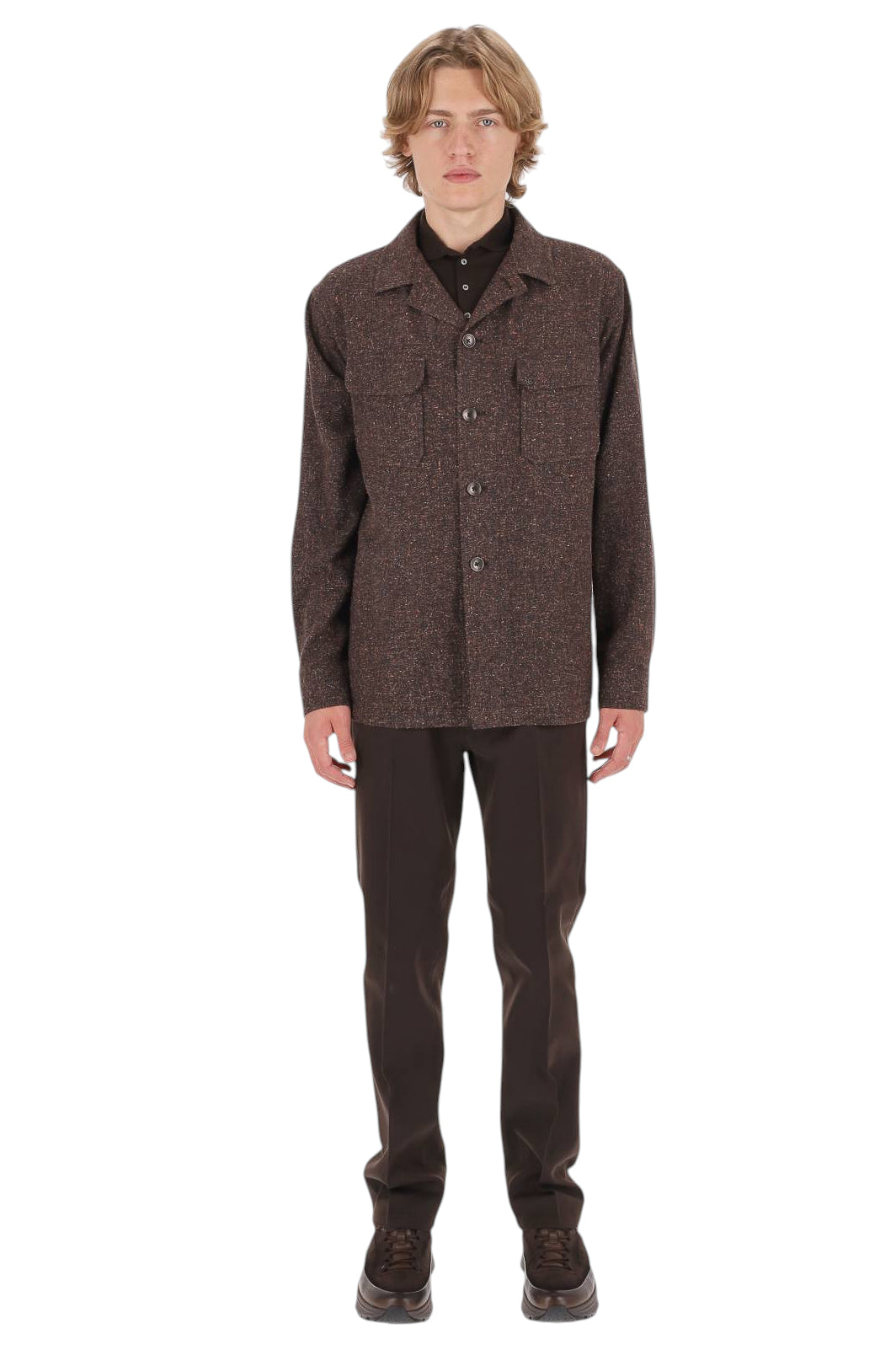Tagliatore Overshirt sale e pepe in lana-seta mod. Calvin G-CALVIN-080018 M1288 