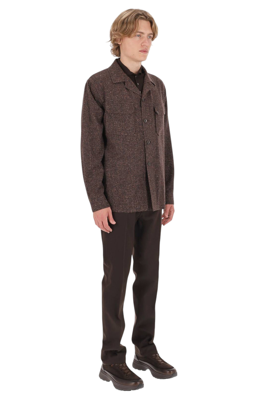 Tagliatore Overshirt sale e pepe in lana-seta mod. Calvin G-CALVIN-080018 M1288 