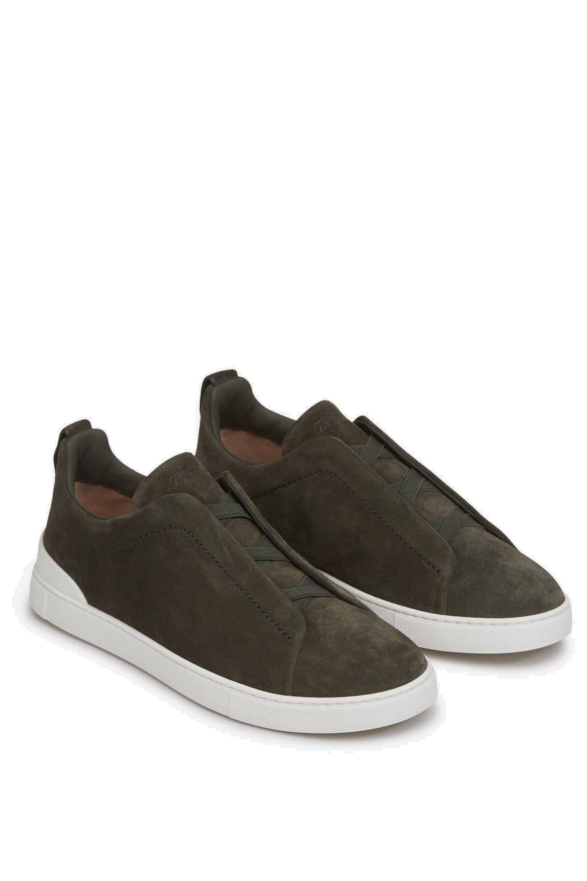 Zegna Sneaker Triple Stitch in camoscio LHSOY-S4667Z TOR 
