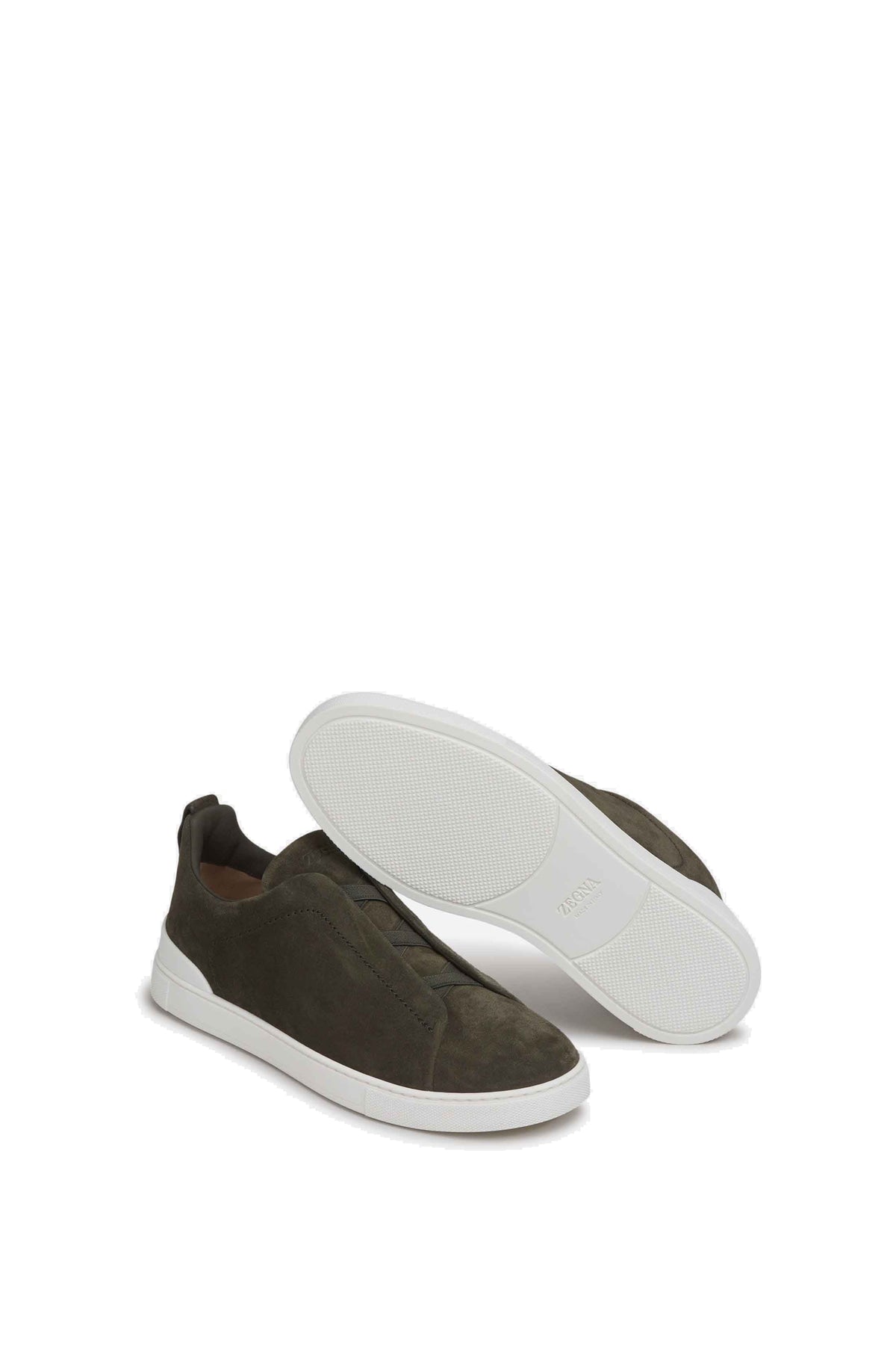 Zegna Sneaker Triple Stitch in camoscio LHSOY-S4667Z TOR 
