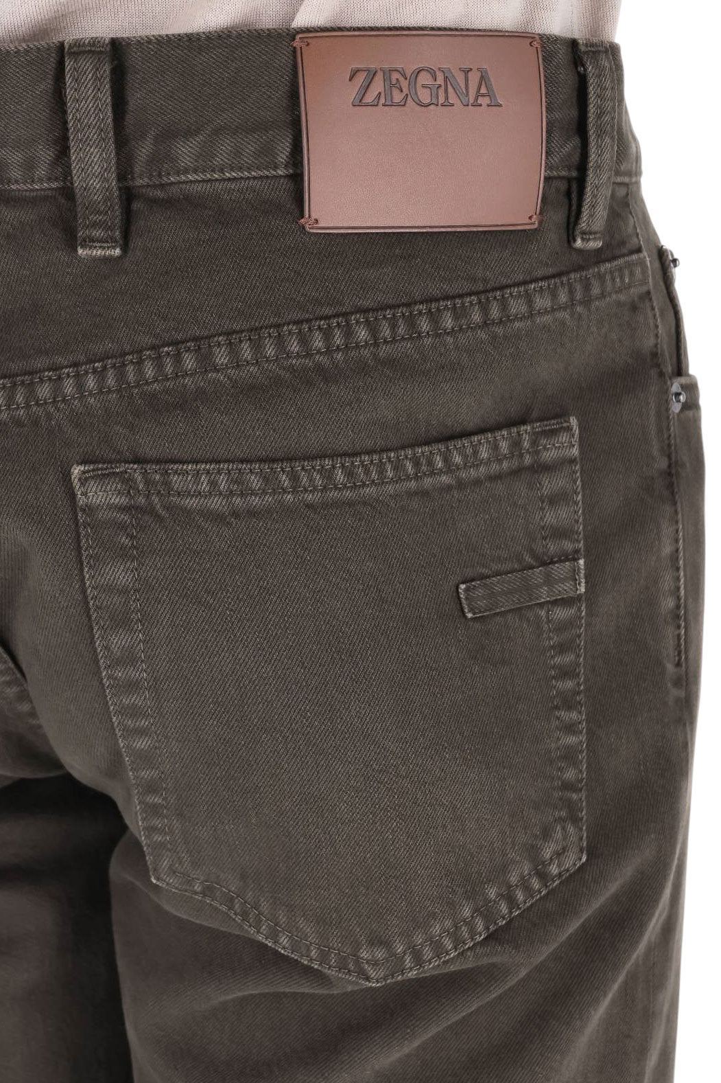 Zegna 5 tasche marble in cotone UIIB9A4-CITY V09 