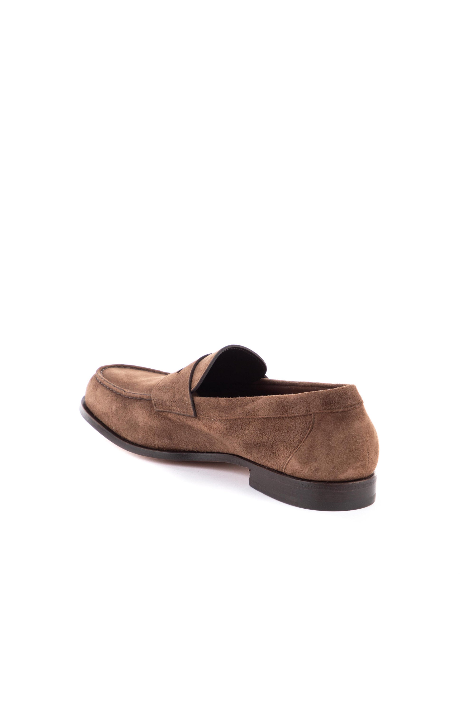 Unlined moccasin in antique suede