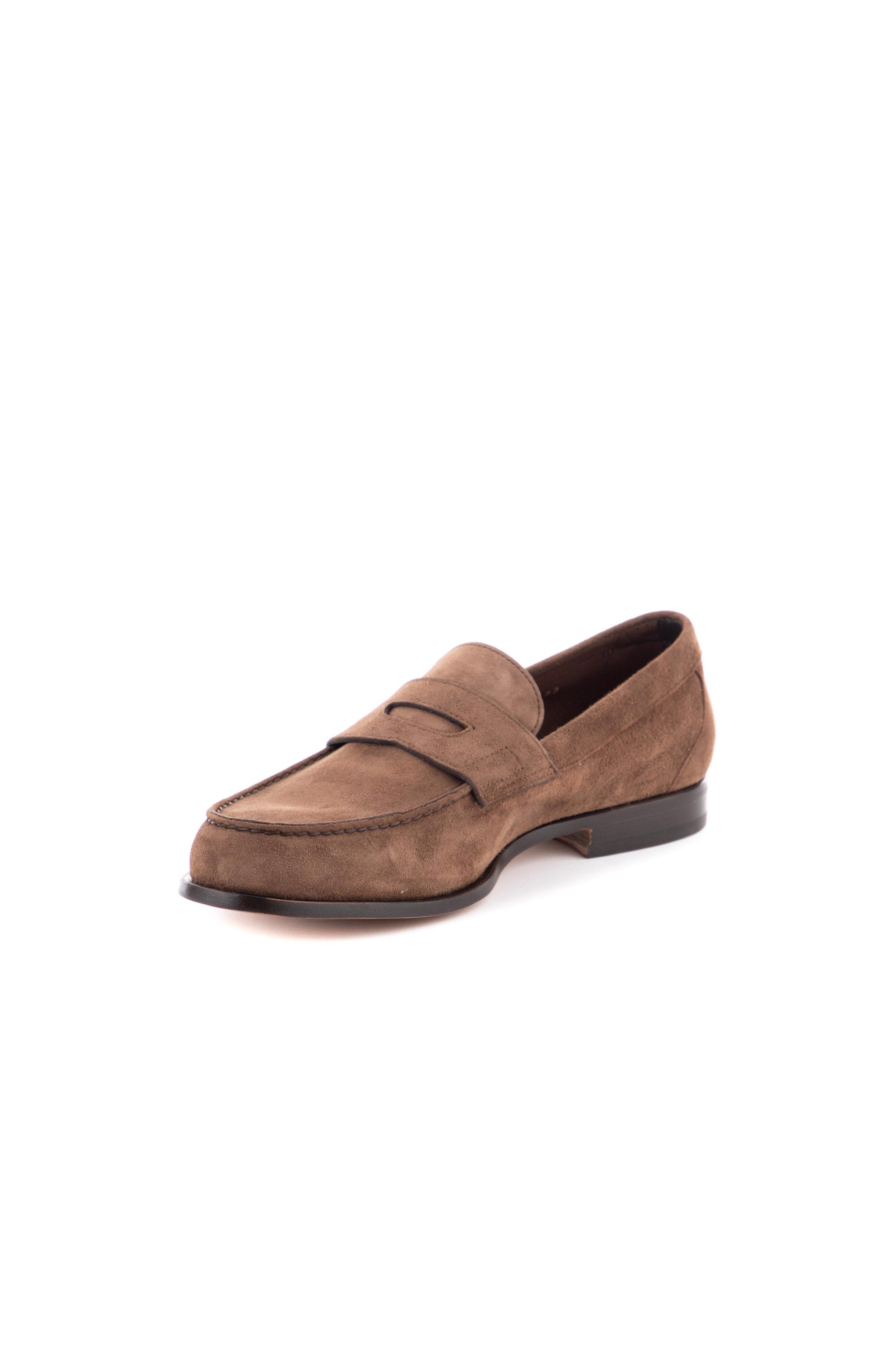 Unlined moccasin in antique suede