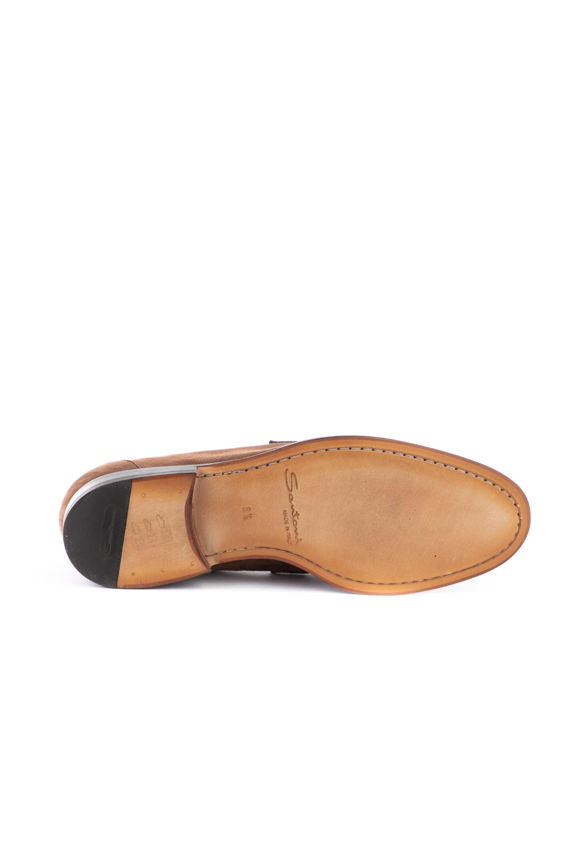 Unlined moccasin in antique suede