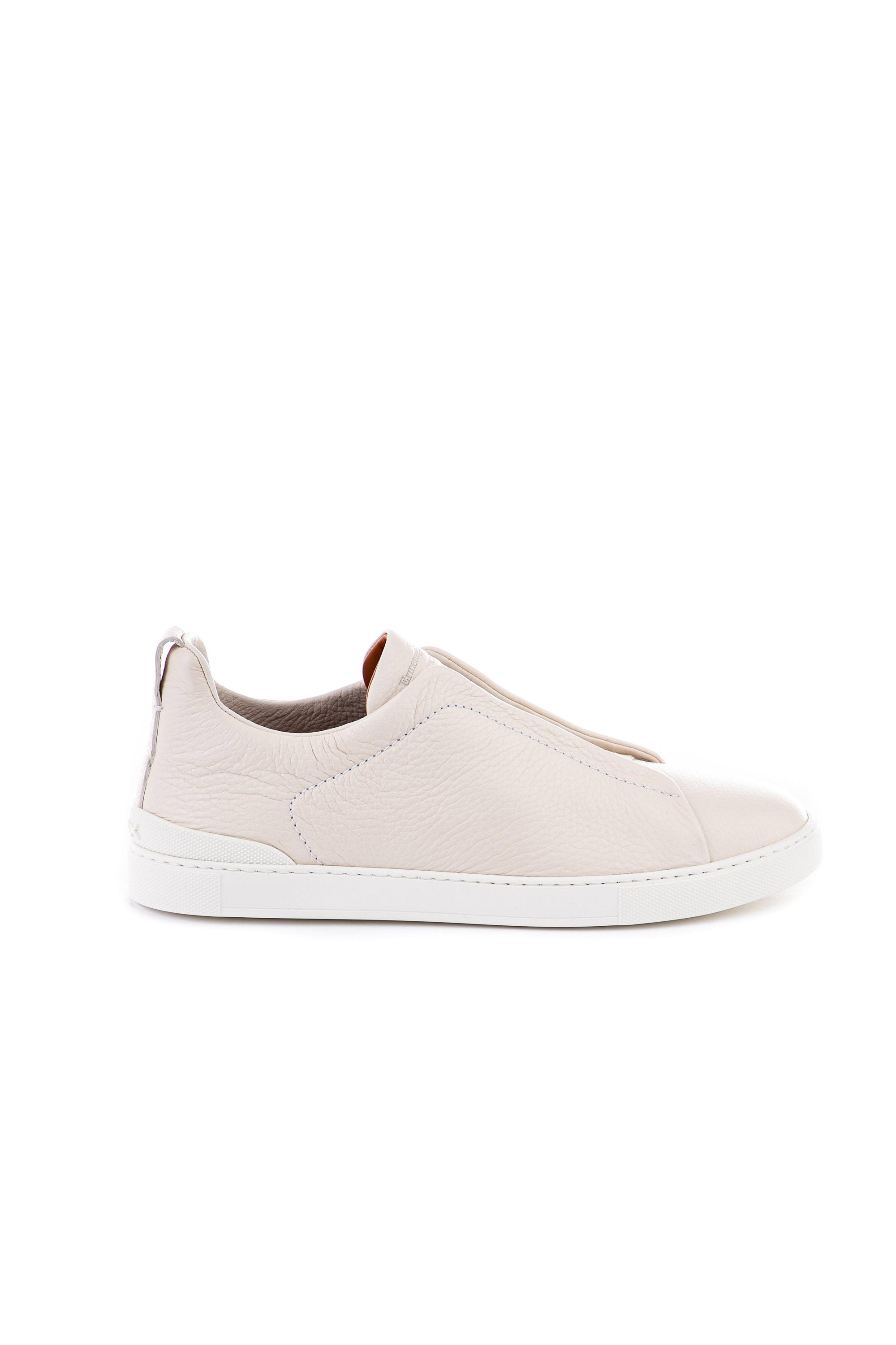 Sneakers triple stitch in cervo supersoft