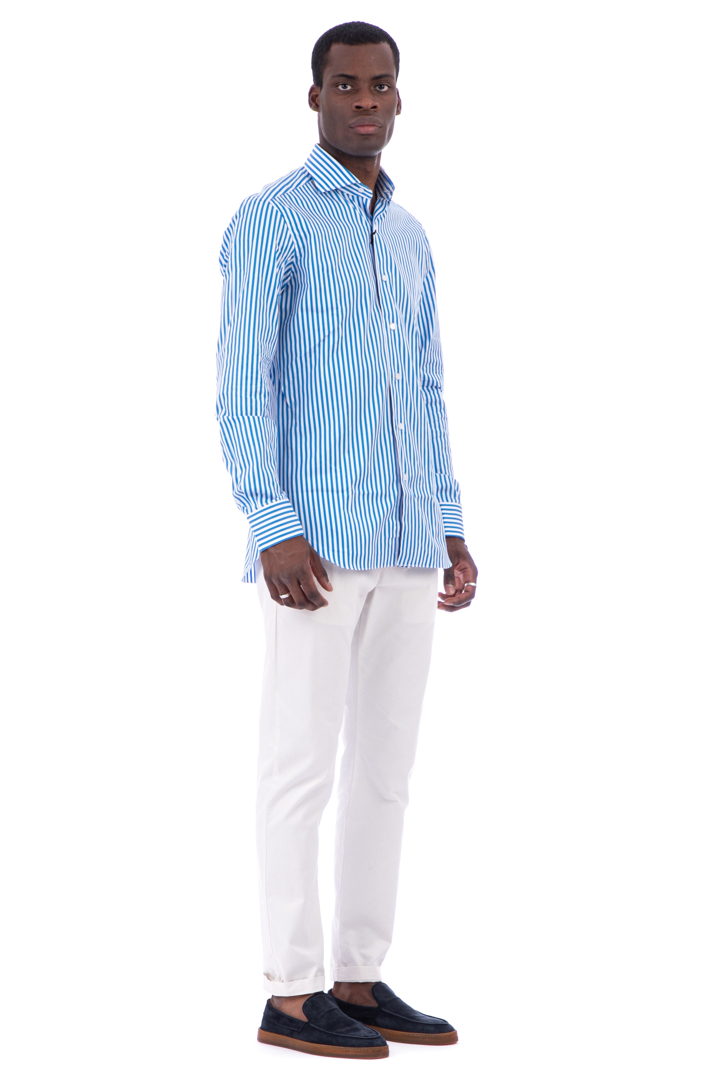 Cult line cotton striped shirt