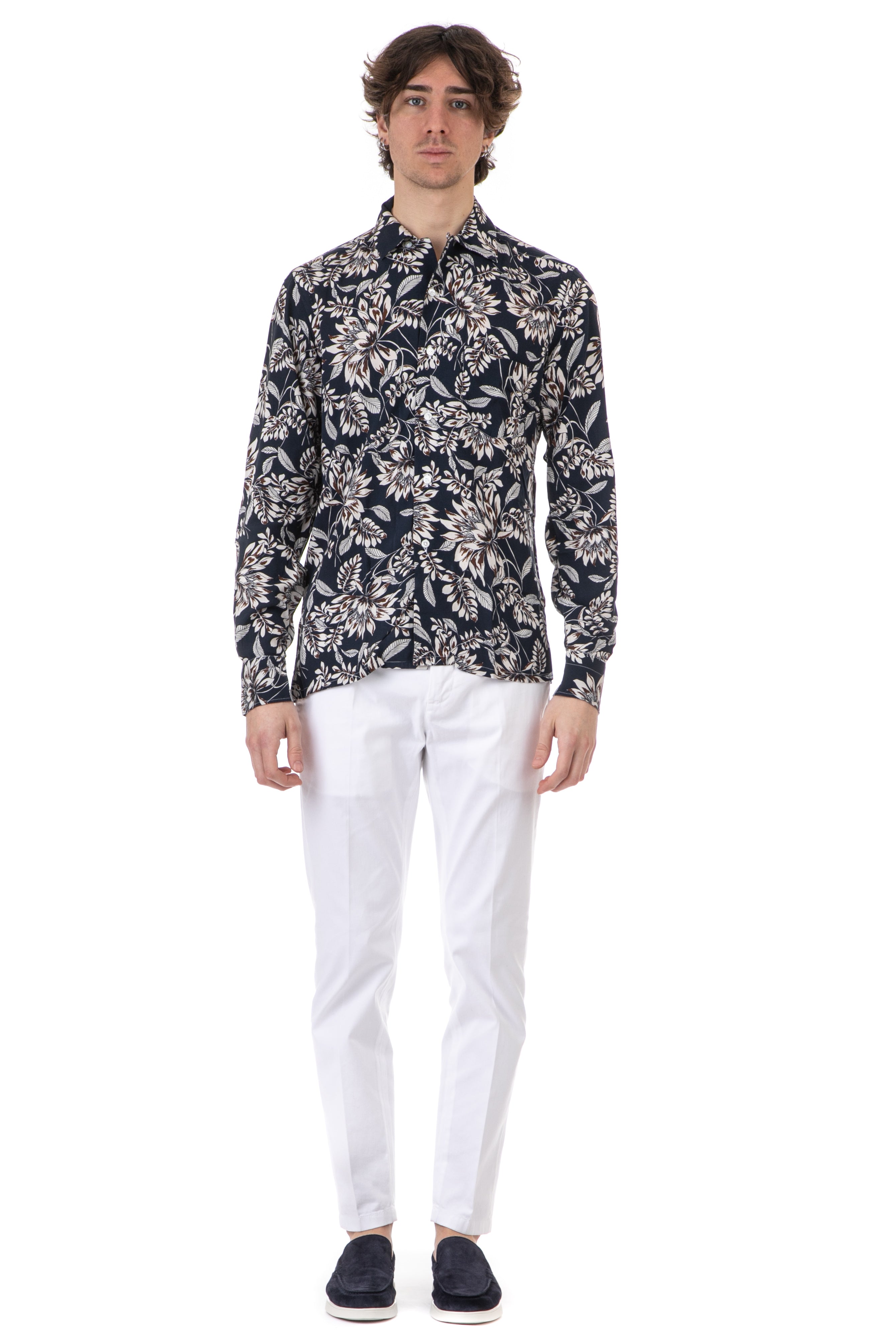 Floral shirt in viscose dandylife line