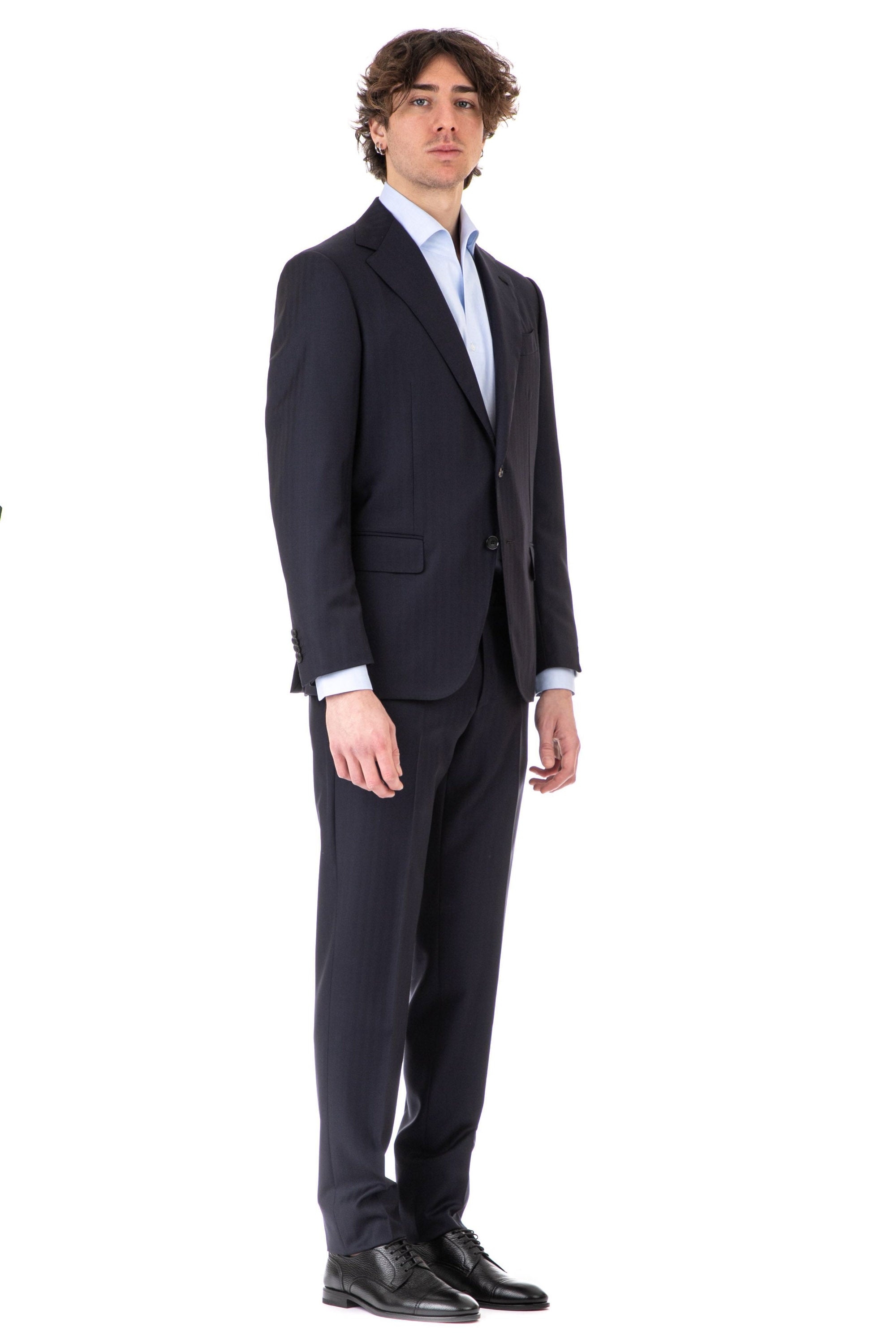 Norma model tailored wool suit