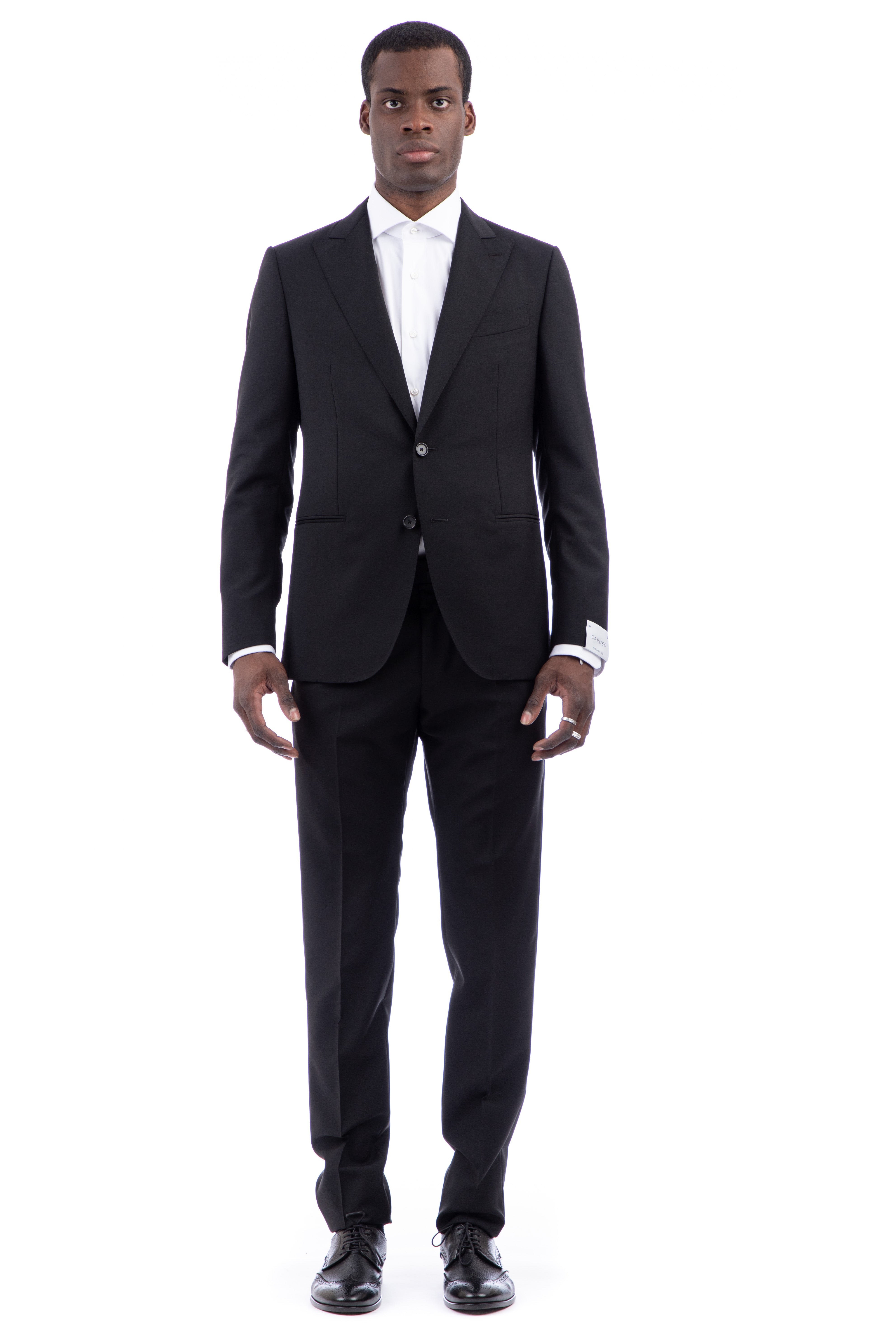 Tailored suit in wool-mohair