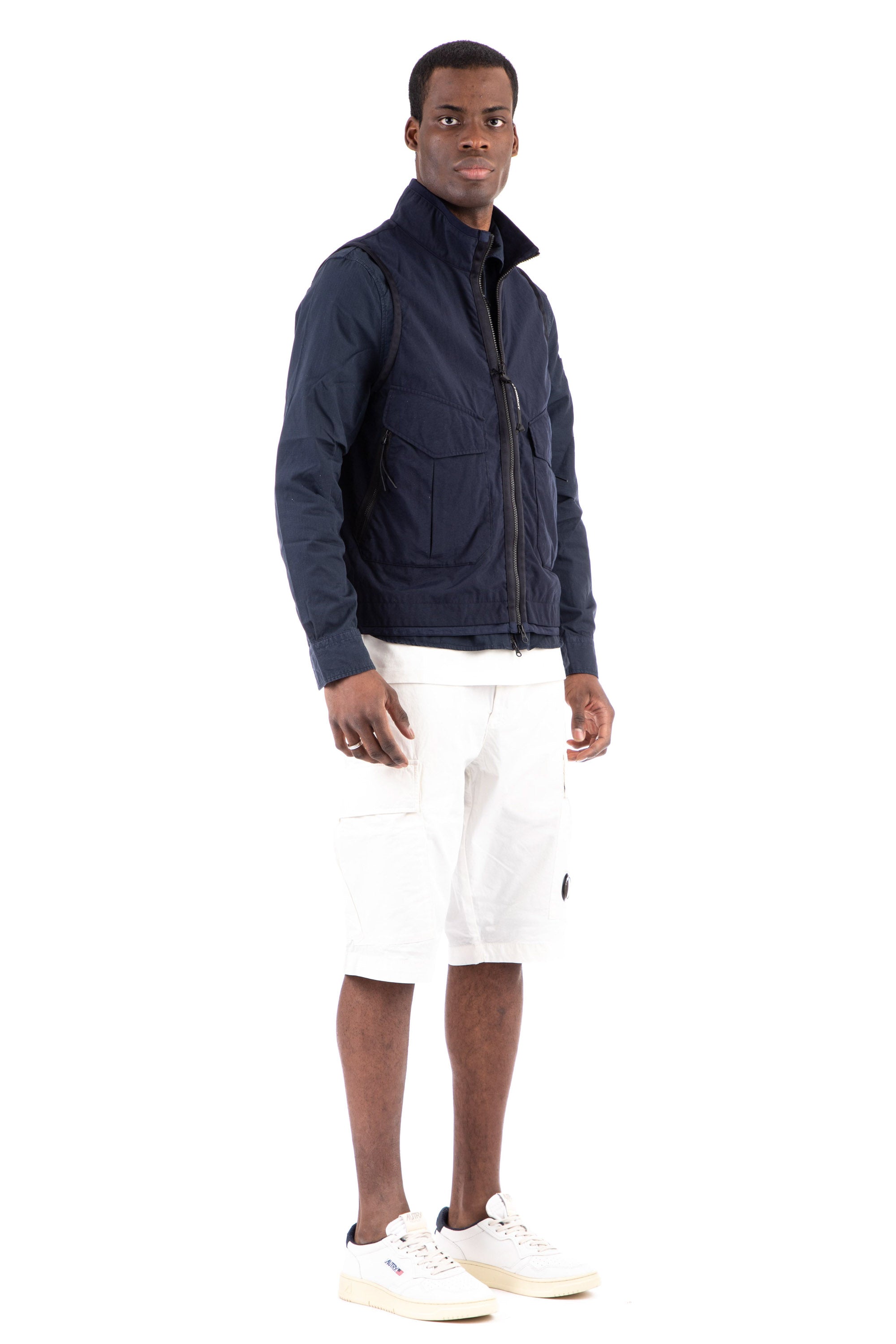 Overshirt in cotone rip-stop