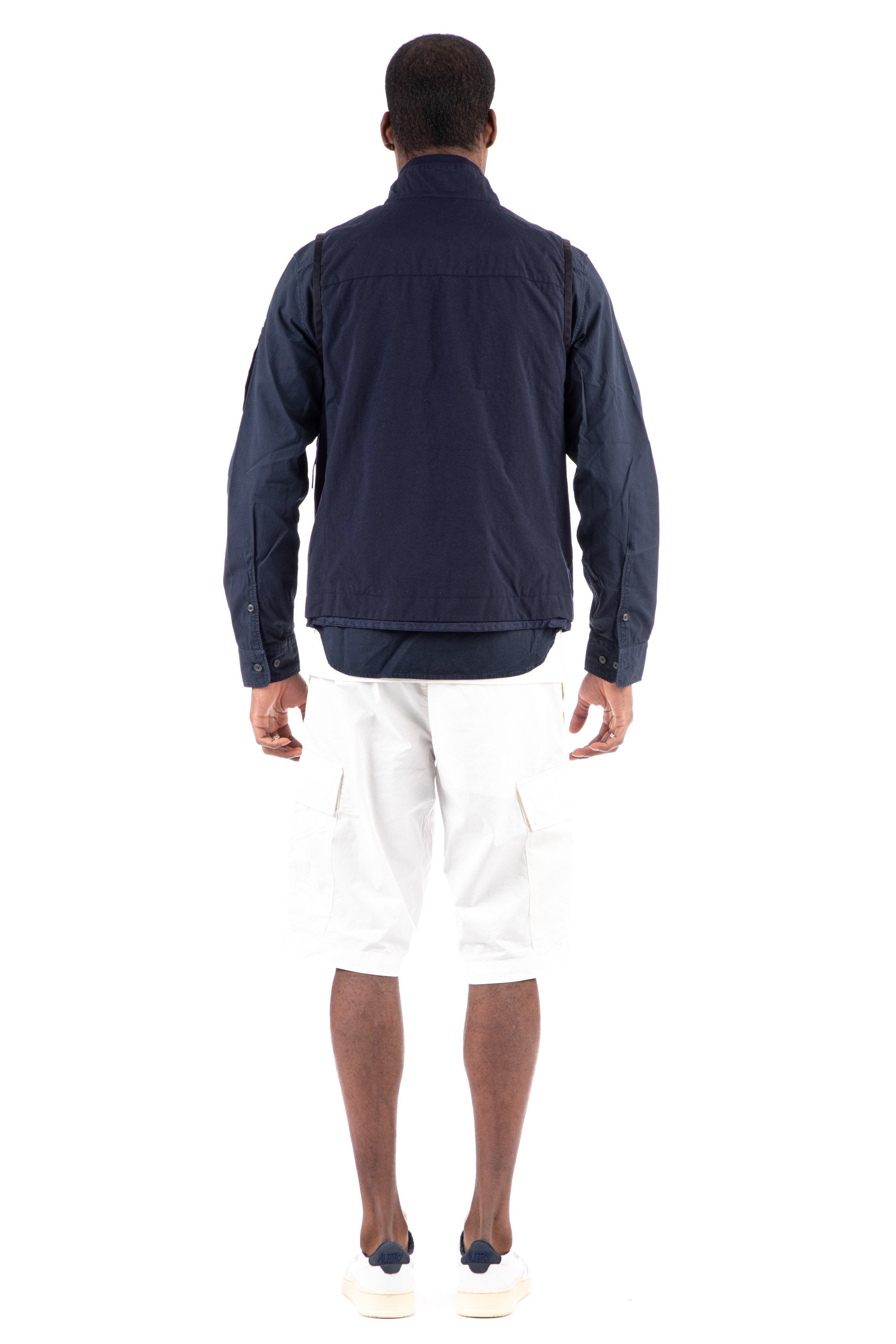 Overshirt in cotone rip-stop