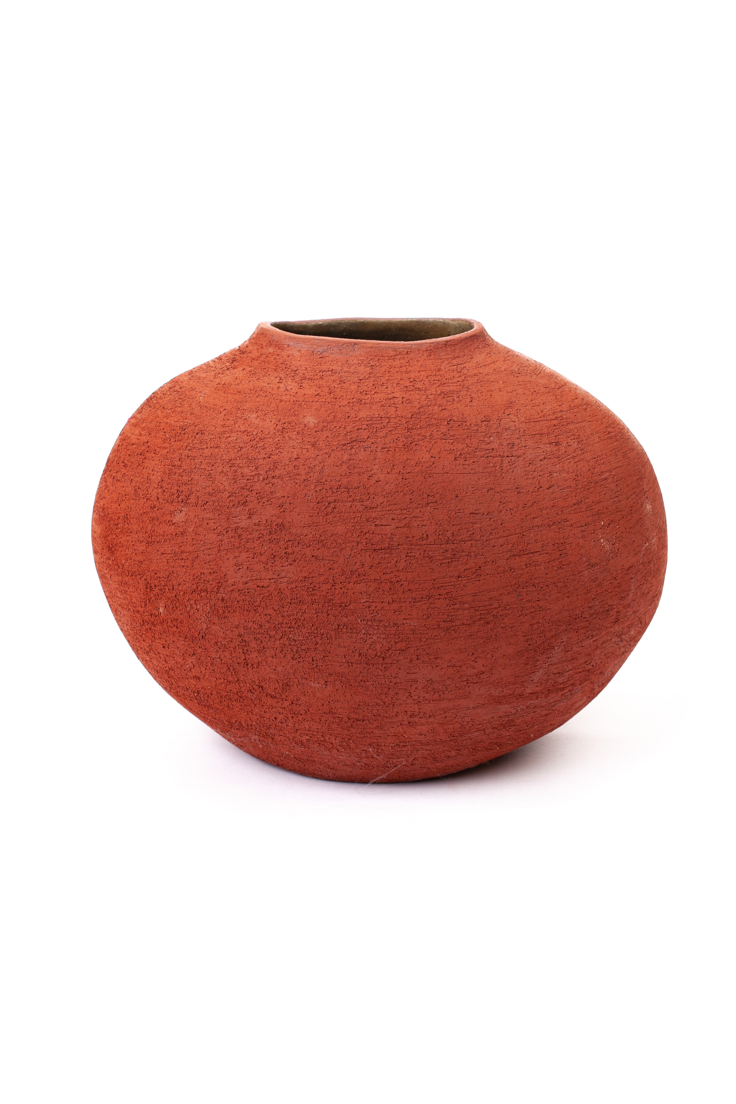 Handcrafted clay vase