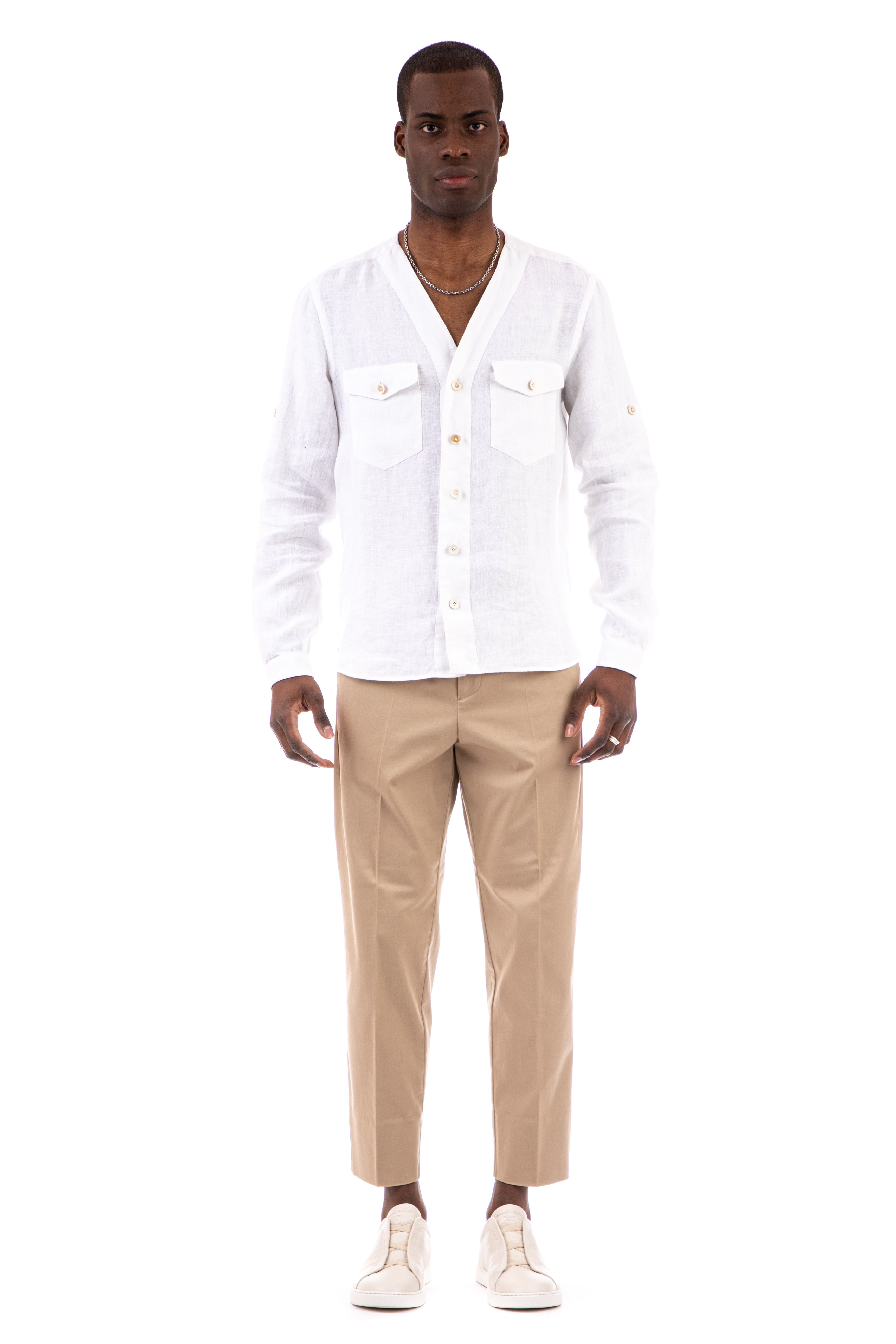 Linen overshirt