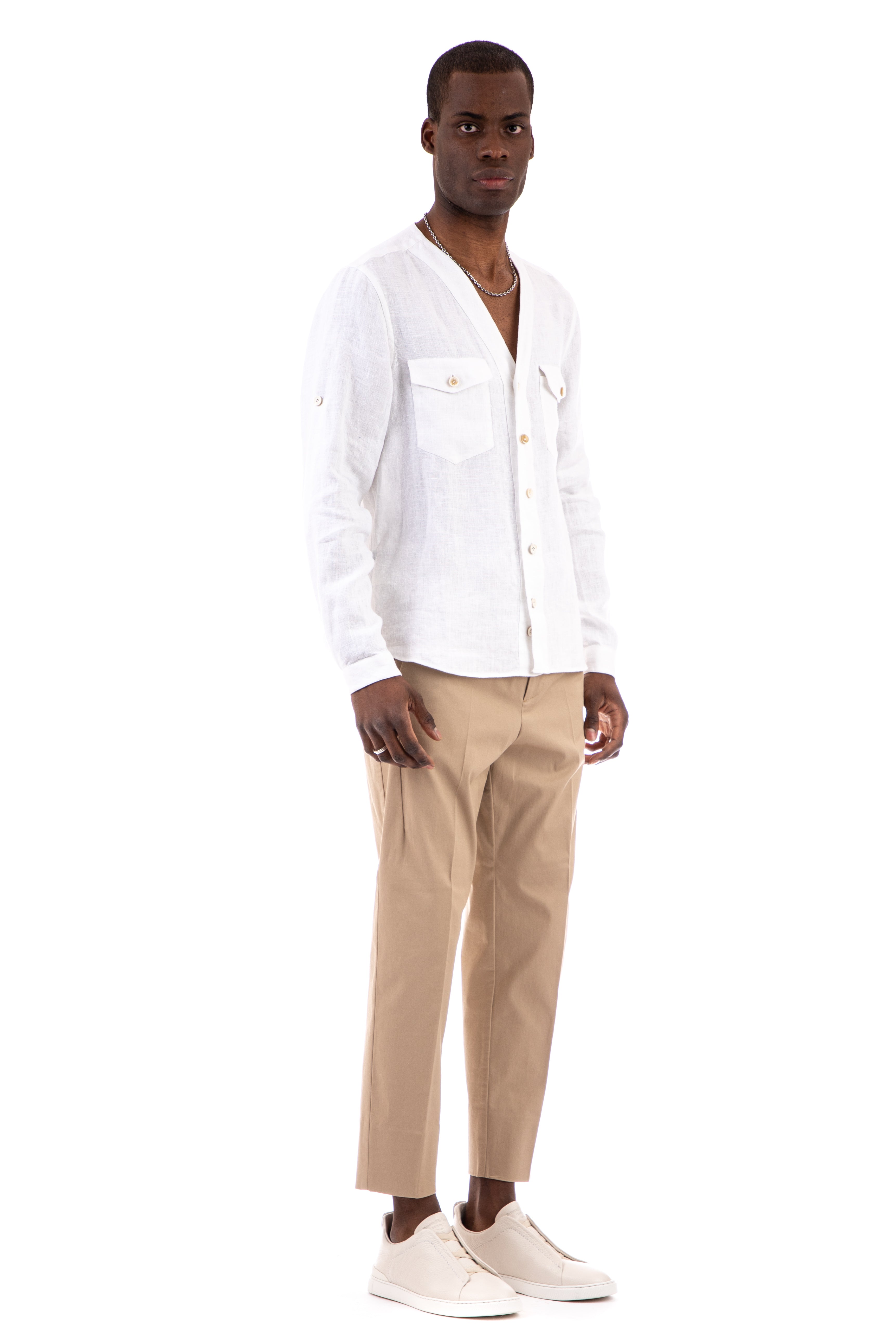 Linen overshirt