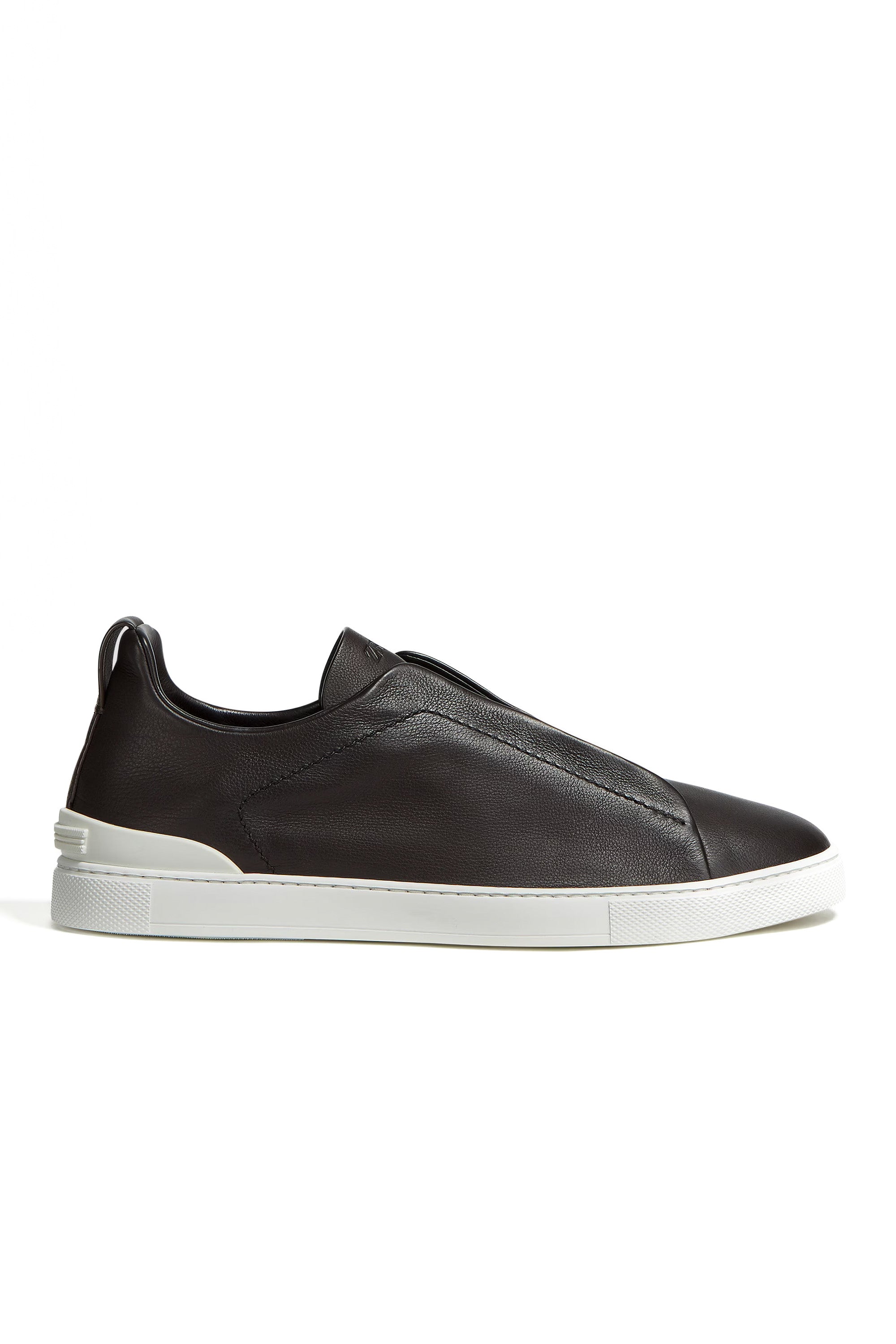 Sneaker Triple Stitch in nappa supersoft "cashmere leather"