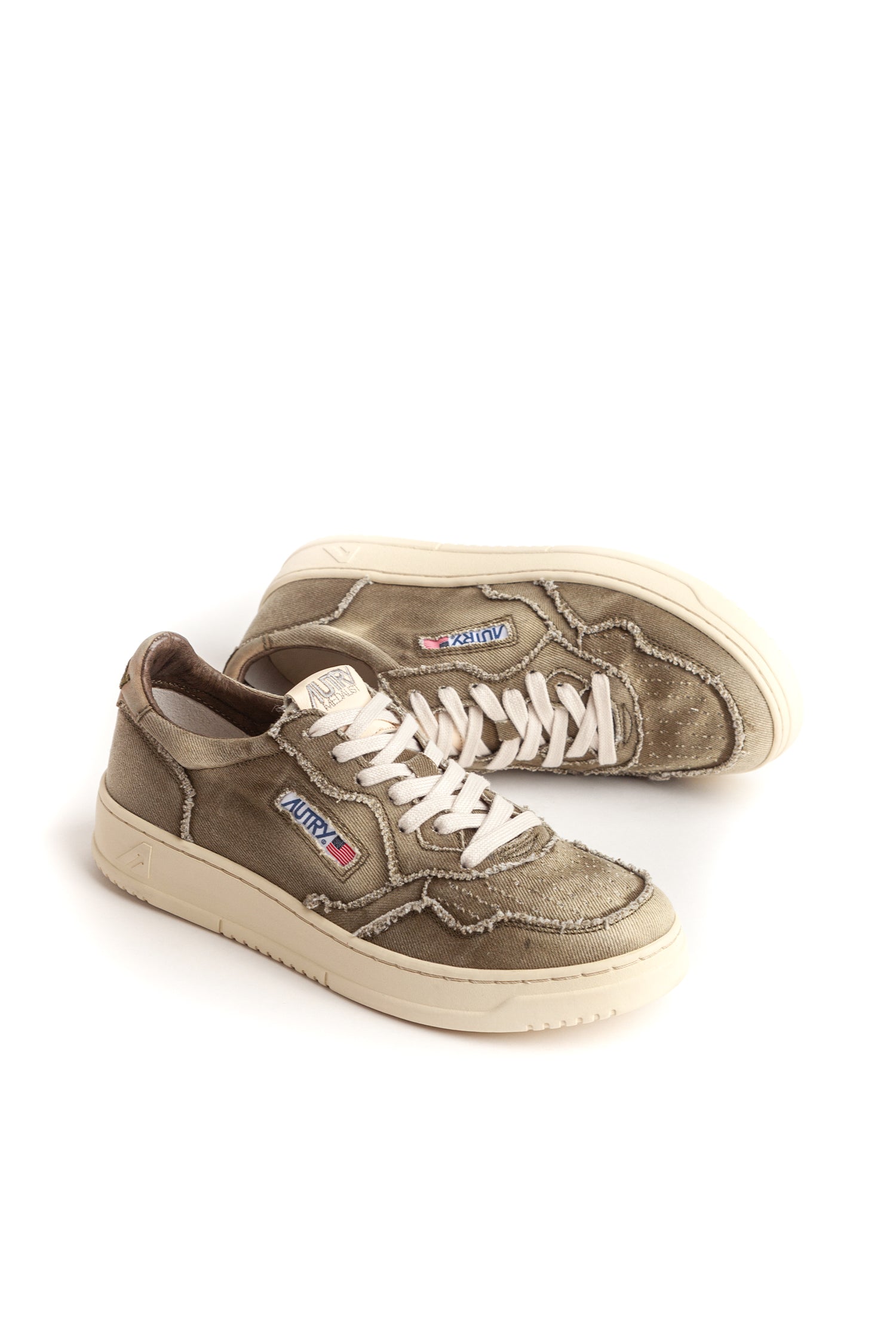 Sneaker medalist in cotone canvas