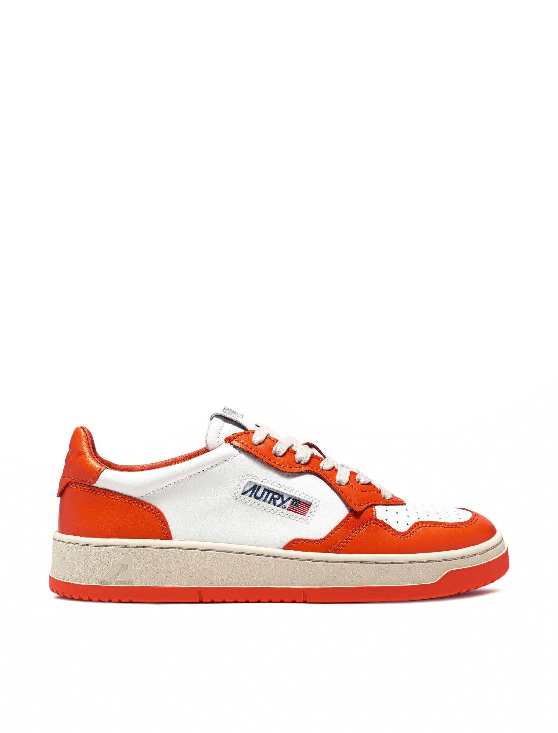 Sneaker bicolor in pelle medalist