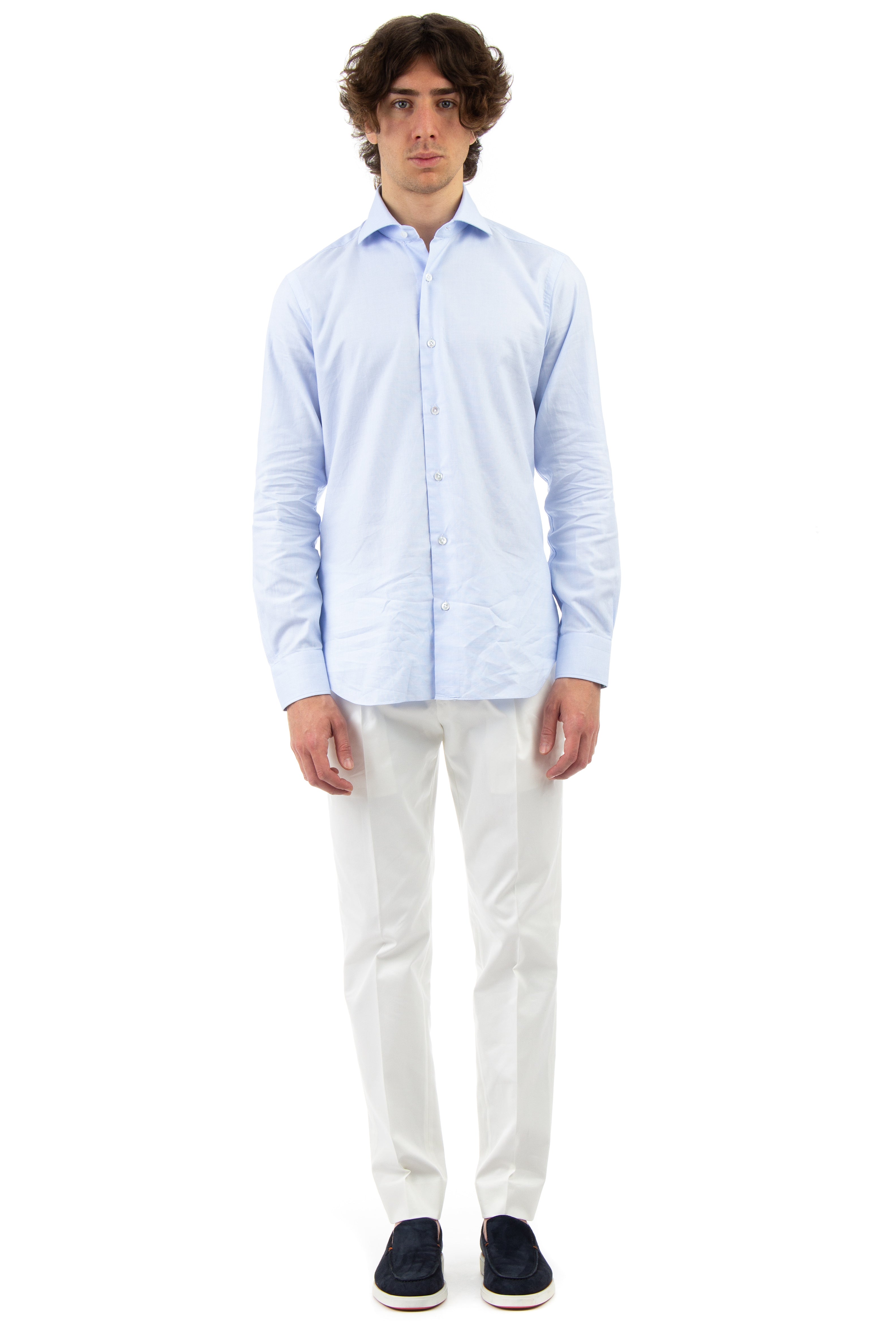 Cult line micro check tailored shirt