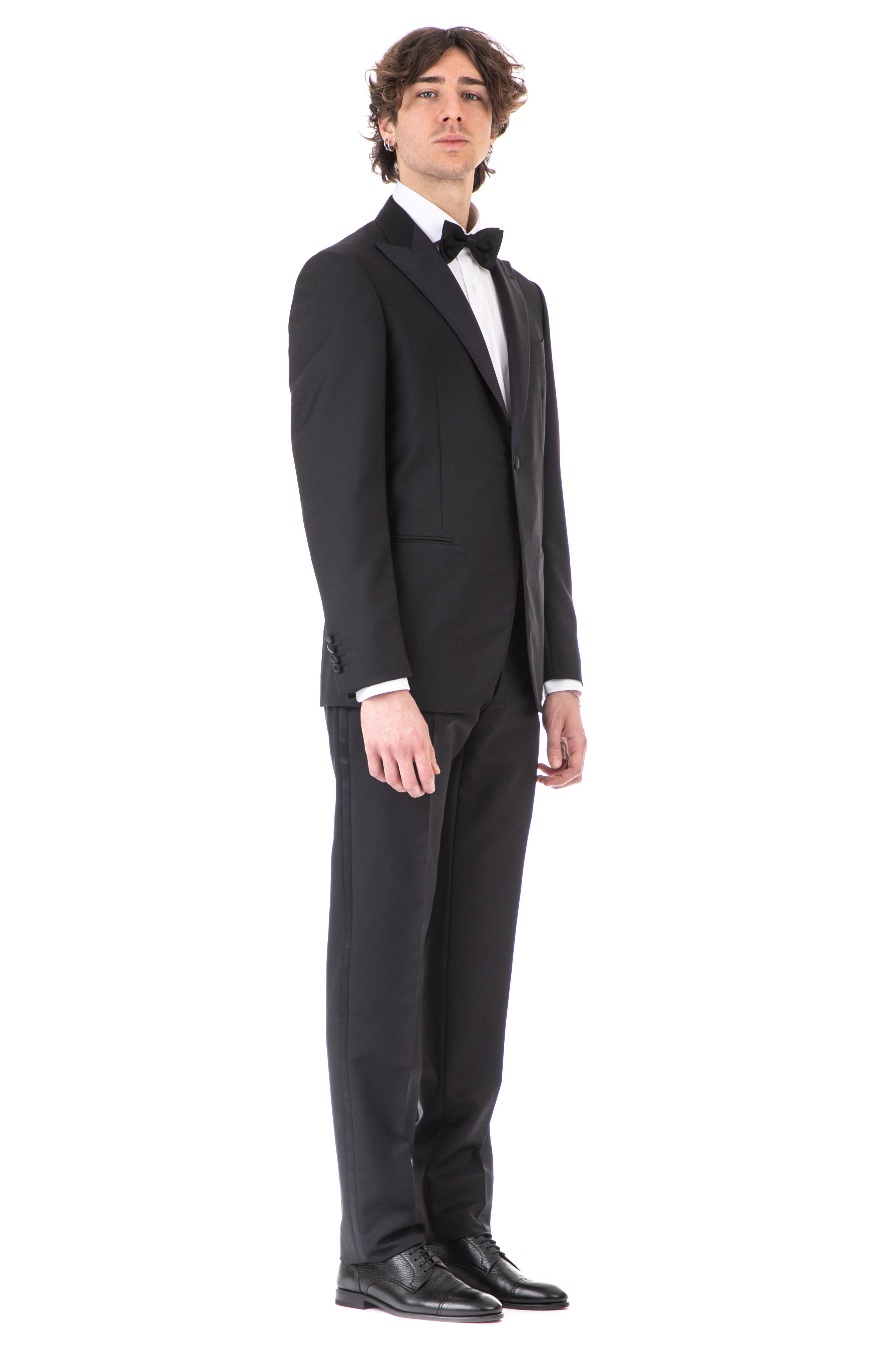 Wool-mohair tuxedo suit
