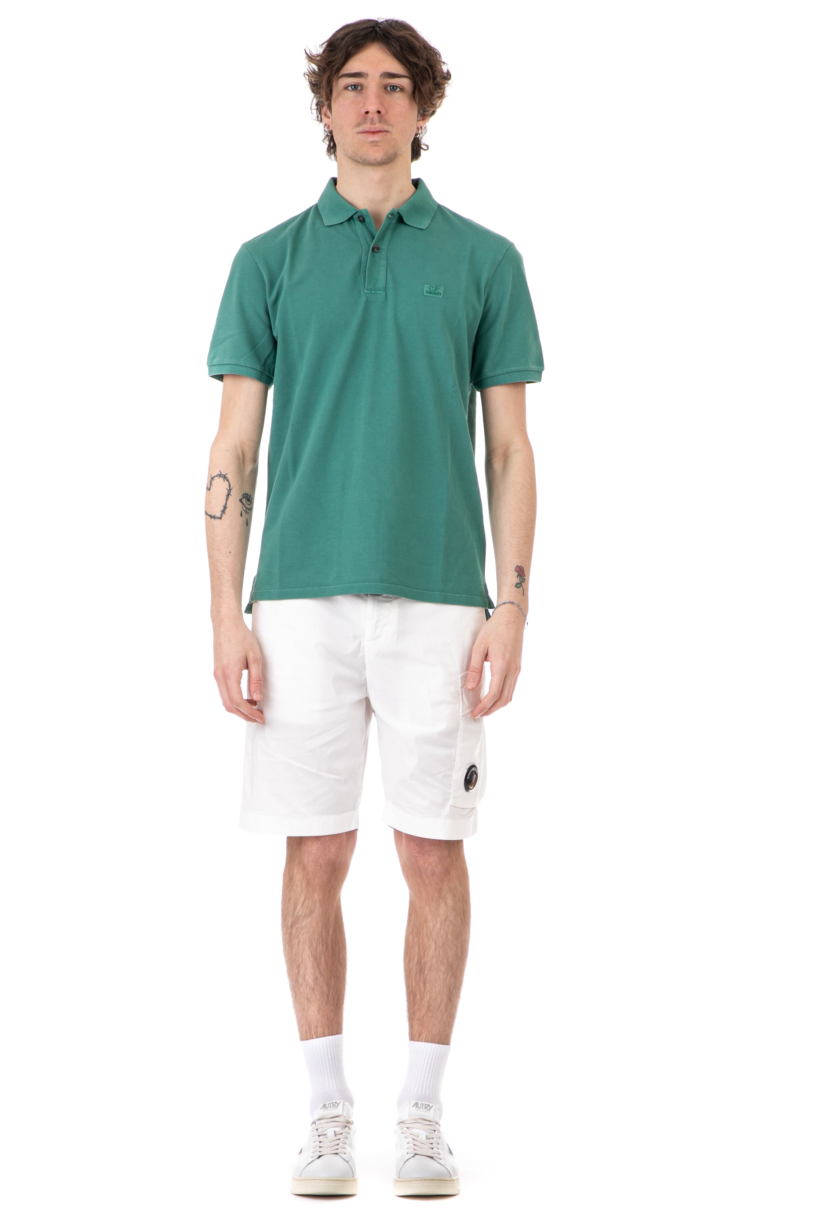 Cotton pique polo shirt