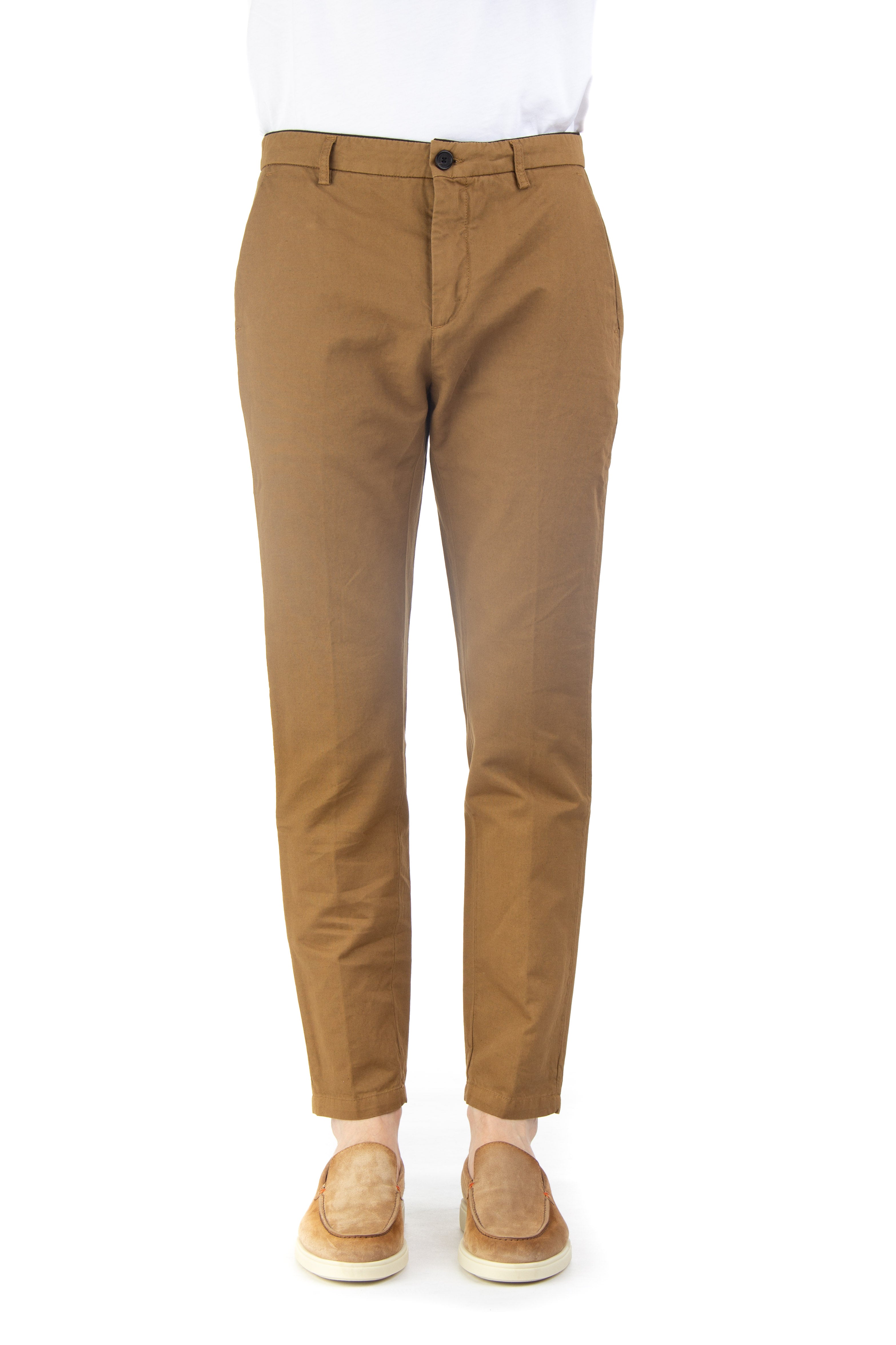 Prince model cotton-linen trousers