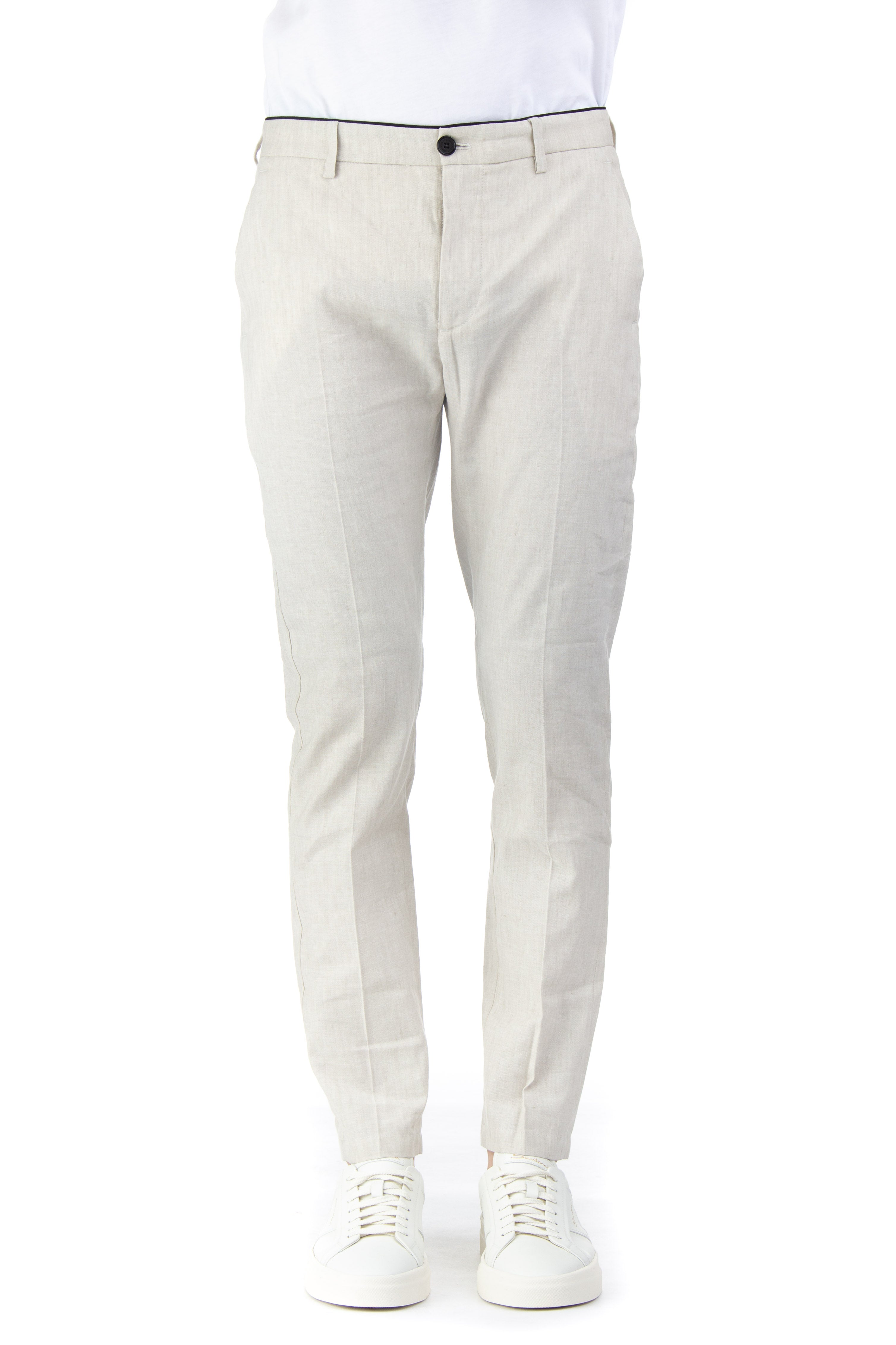 Chinos prince in cotone-lino