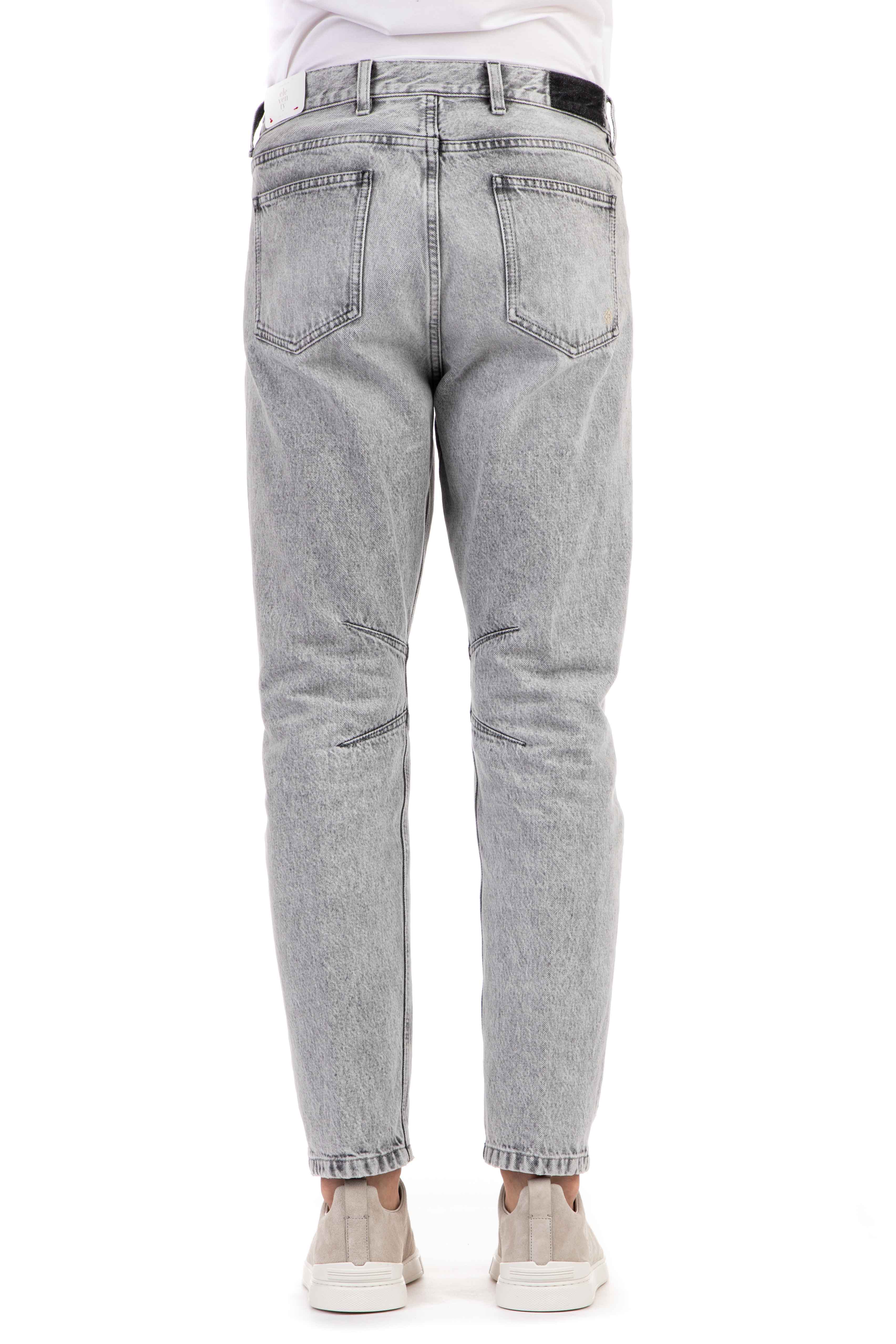 Jeans grigio carrot fit