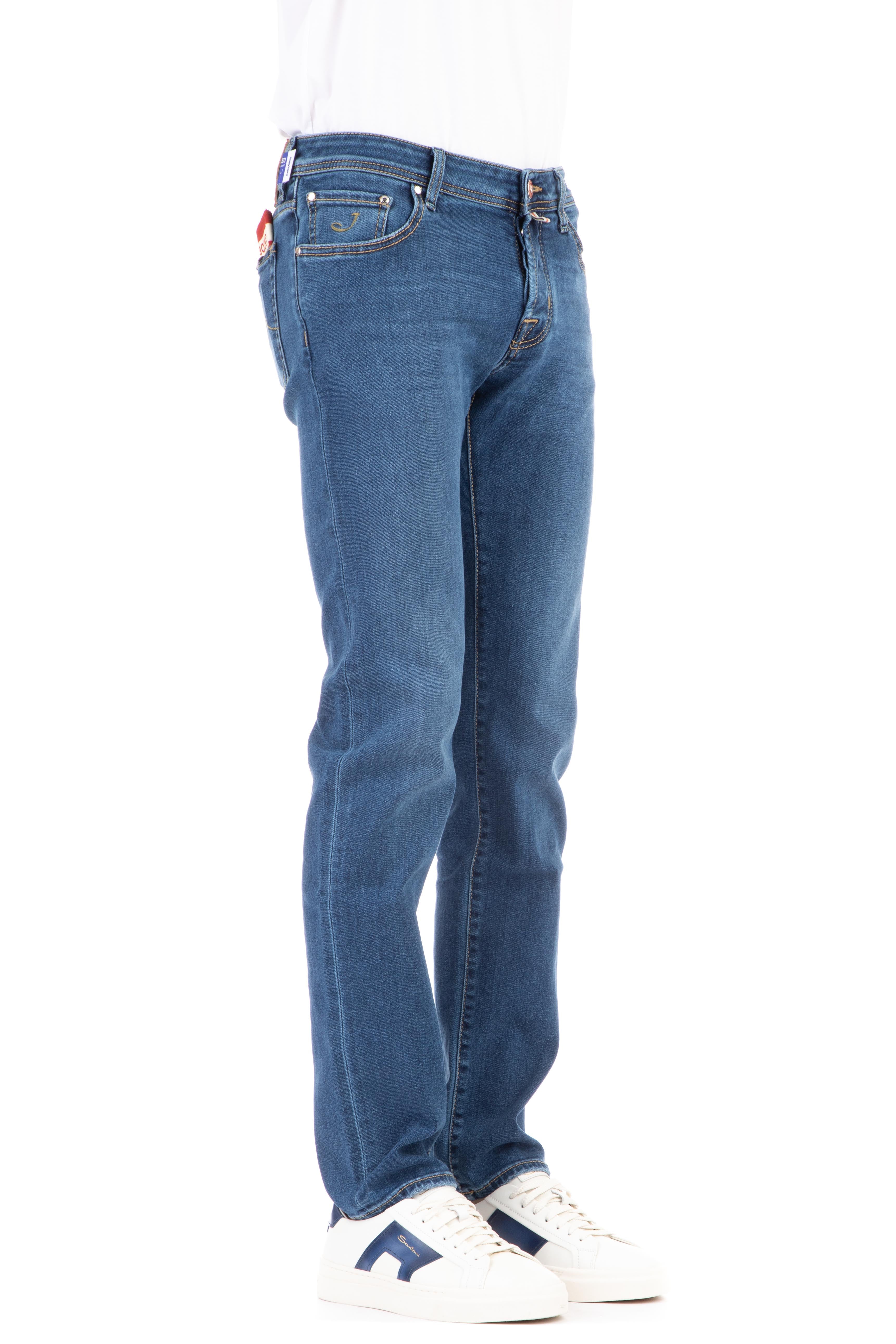 Braune Slim-Fit-Jeans von Nick Label